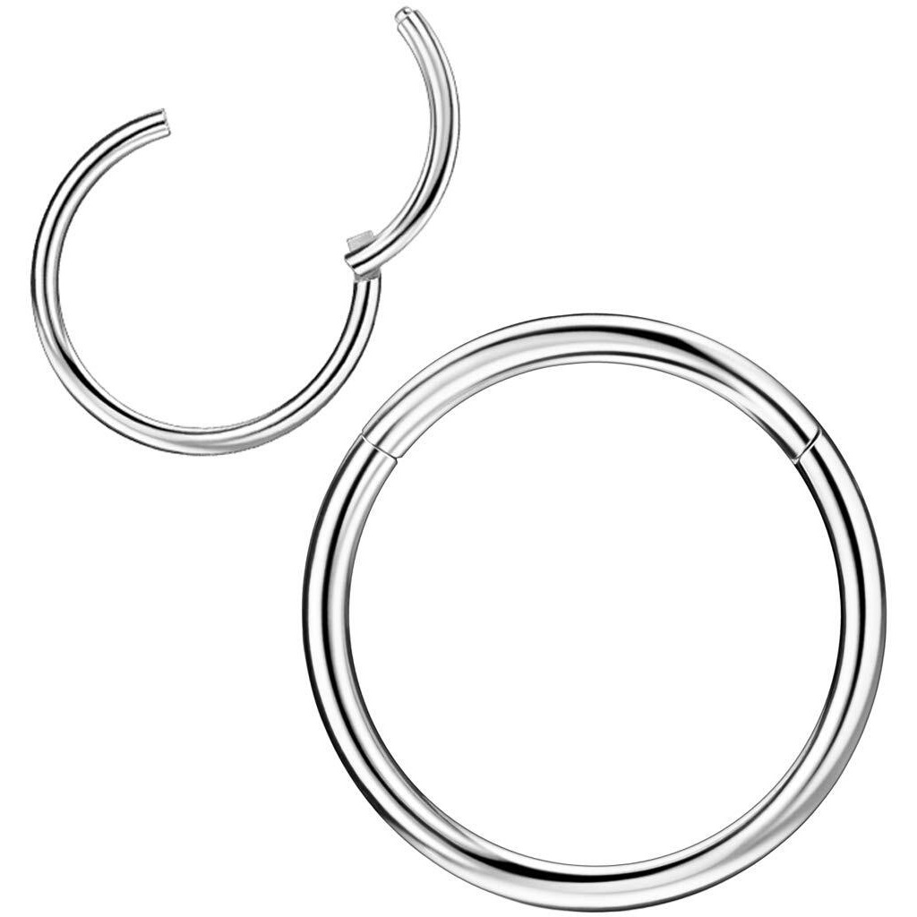 14 Gauge Hoop Nose Rings For Women Men Silver Nose Ring Hoop Surgical Steel Nose Hoop Hypoallergenic Body Piercing Rings For Septum Cartilage Helix Conch Rook Tragus Lobe Lip 14G Hoops 6Mm Nose Hoop