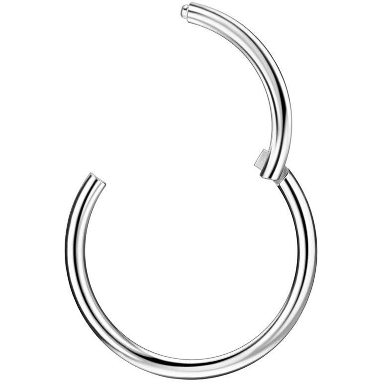 14 Gauge Hoop Nose Rings For Women Men Silver Nose Ring Hoop Surgical Steel Nose Hoop Hypoallergenic Body Piercing Rings For Septum Cartilage Helix Conch Rook Tragus Lobe Lip 14G Hoops 6Mm Nose Hoop