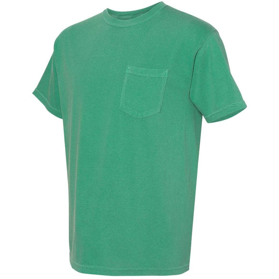Comfort Colors Men 's Adult Short Sleeve Pocket Tee, Style 6030 (Large, Grass)