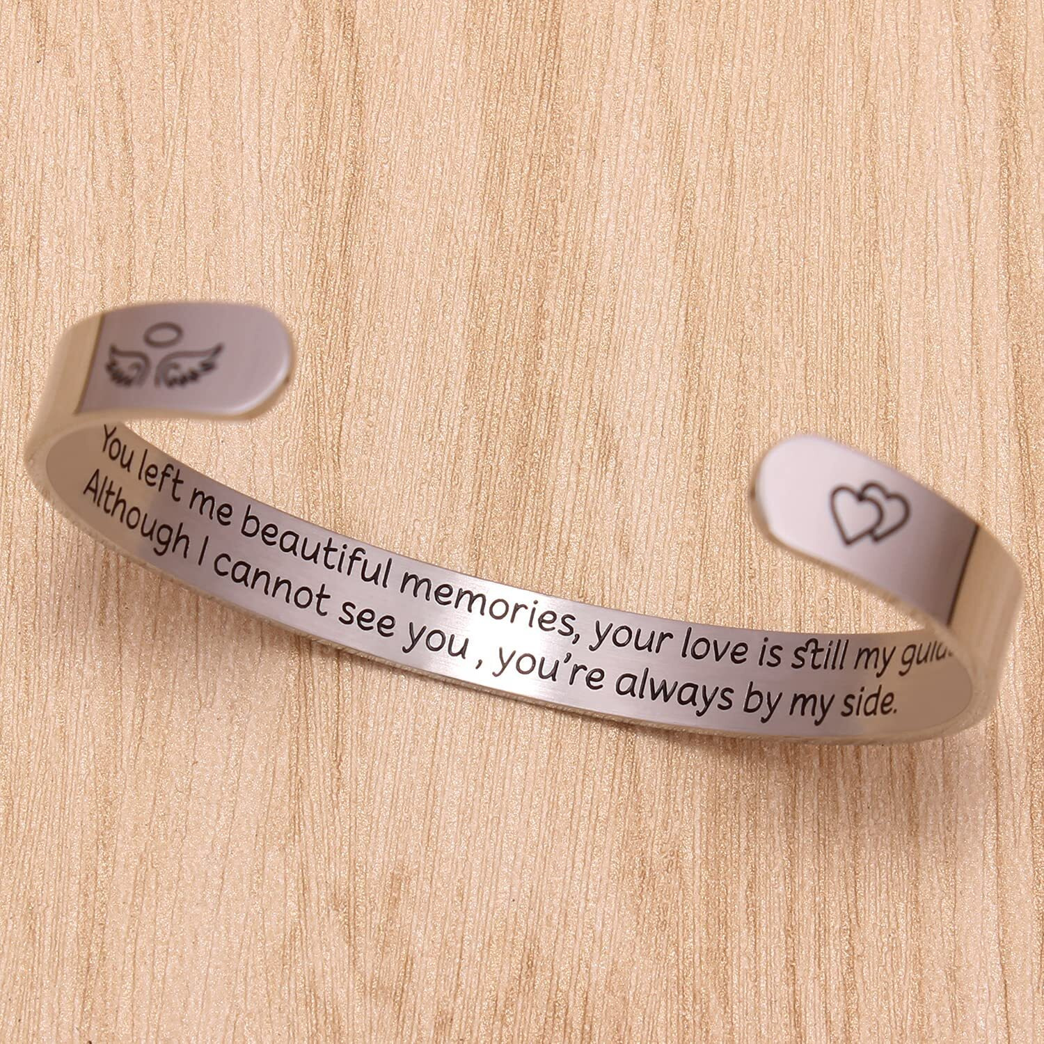 Btysun Memorial Gifts For Loss Of Mother Father Grandma Son Daughter Loved One Bereavement Gifts Sympathy Bracelets For Women Her Condolences Quotes Engraved Jewelry