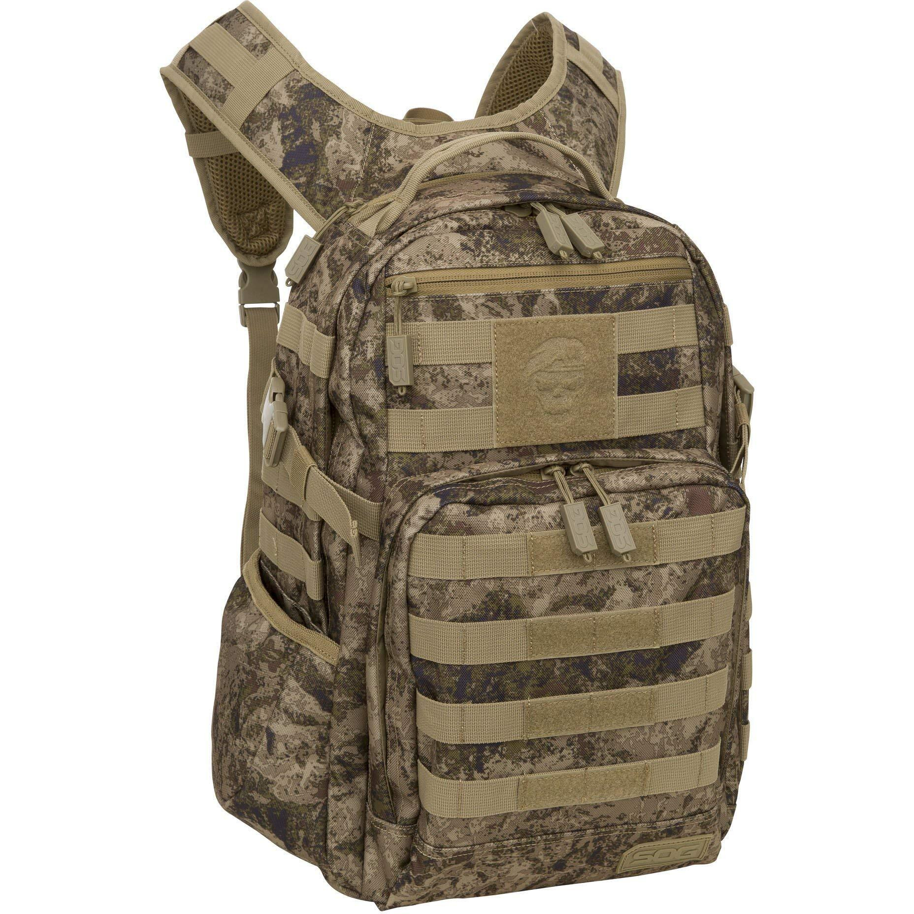 Sog Specialty Knives & Tools Sog Ninja Tactical Daypack Backpack, Canyon Camo, One Size