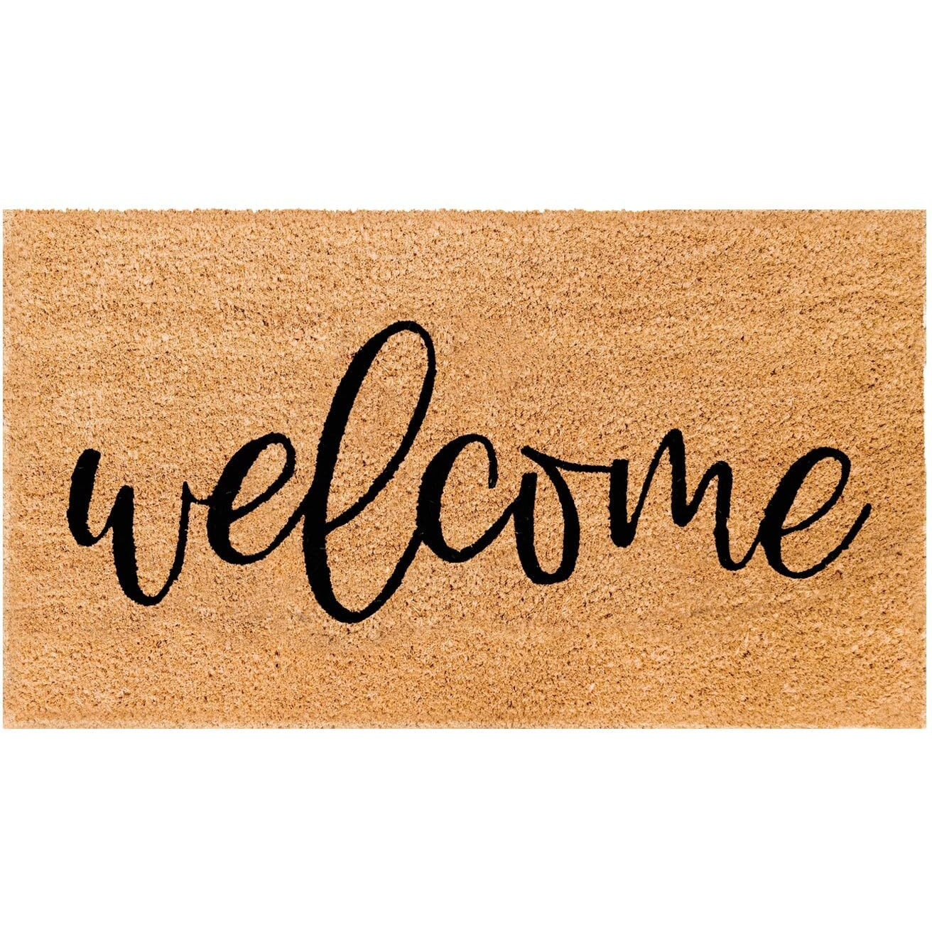 Theodore Magnus Door Mat - Coir Doormat For Outdoor Entrance, Durable Welcome Mat With Non-Slip Backing, Perfect For Front Door And Entryway - Outdoor/Indoor - Welcome