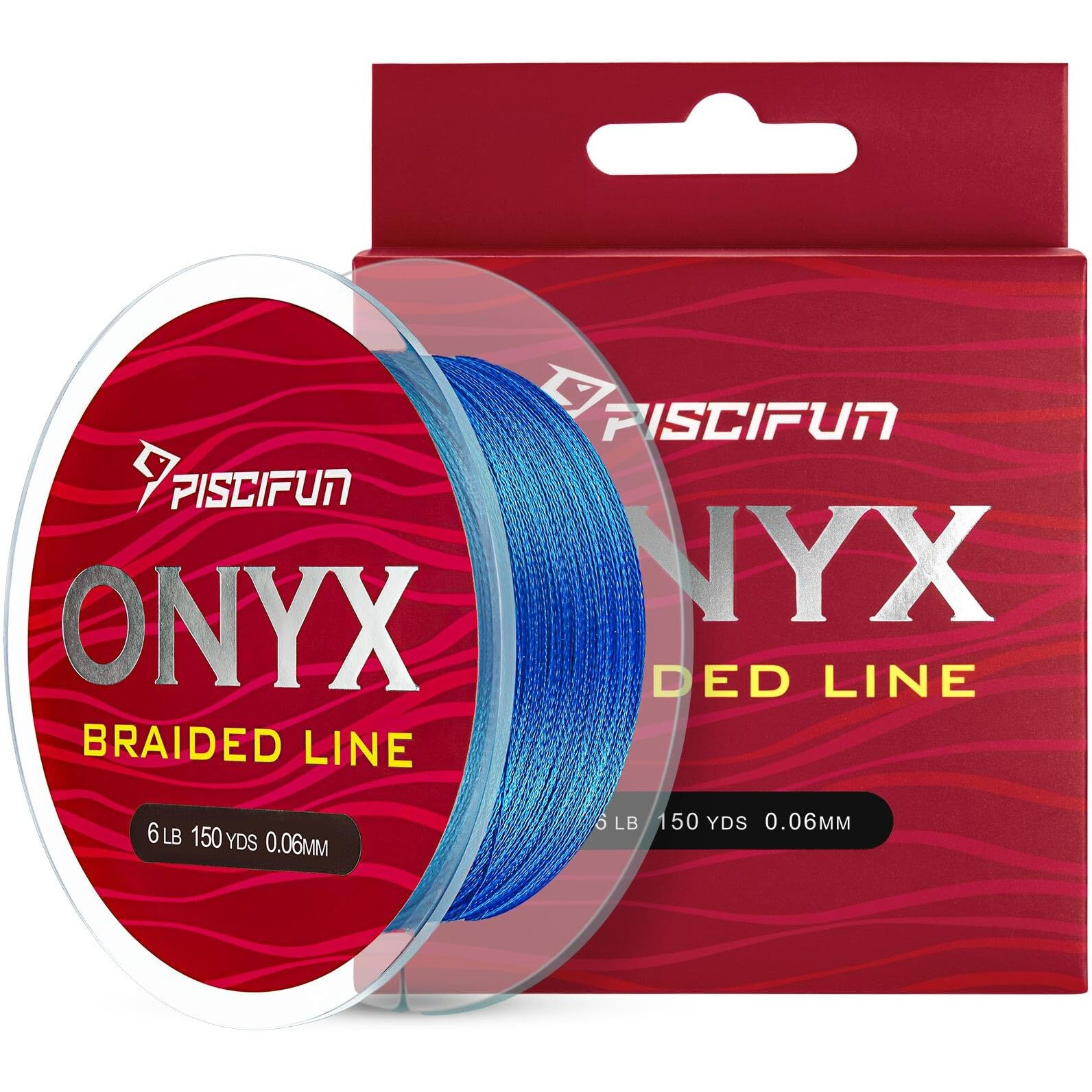 Piscifun Onyx Braided Fishing Line Advanced Superline Braid Lines 300Yd 50Lb Blue