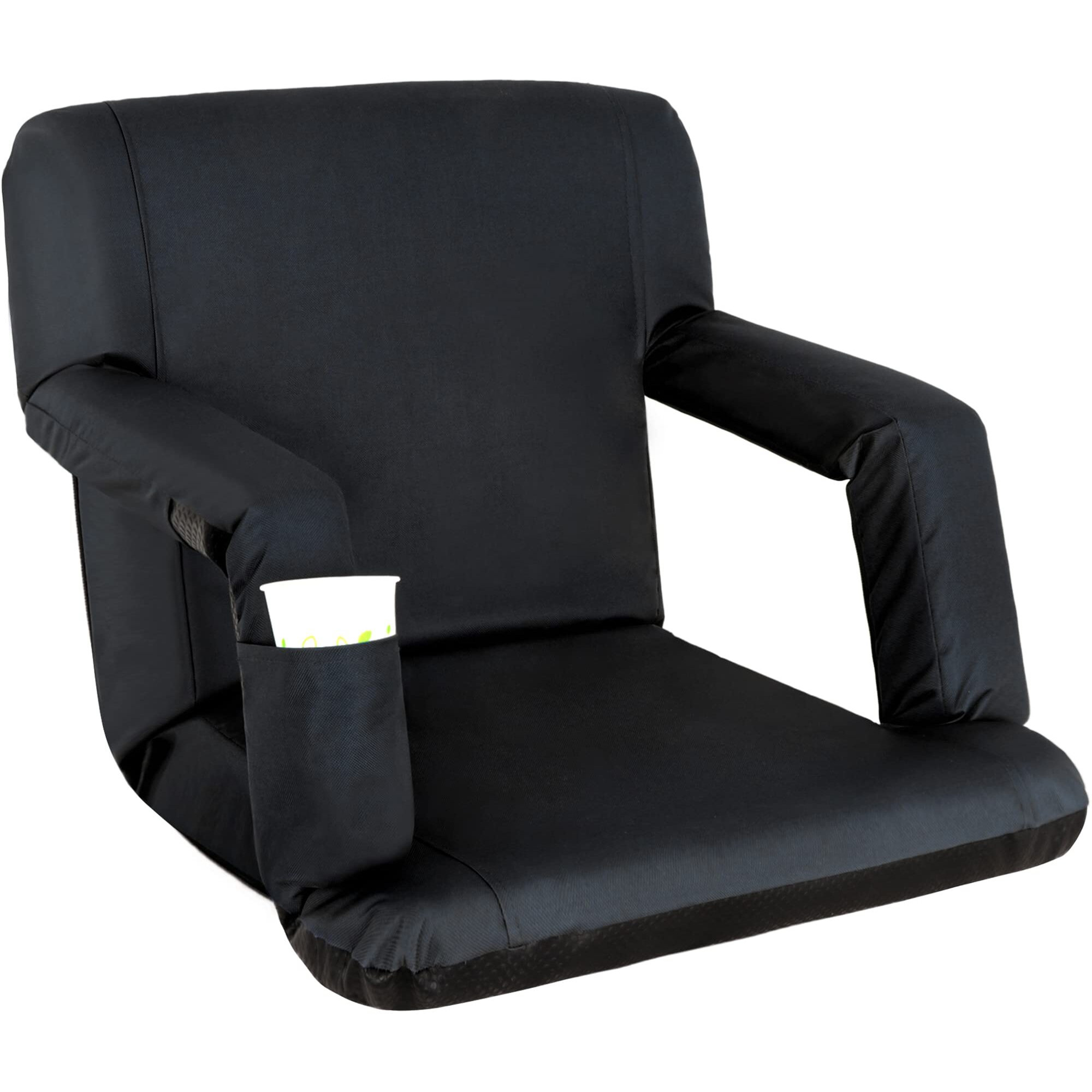 Stadium Seat For Bleachers With Back Support Reclining Adults Camping Stadium Chair Extra Thick Cushion Bleacher Seats Waterproof