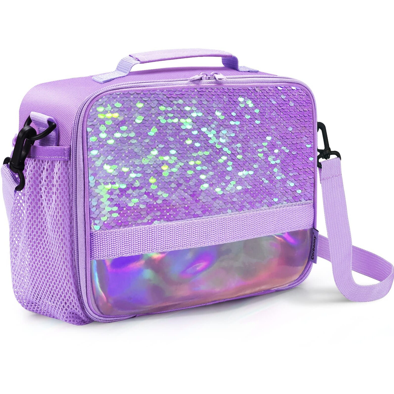 Kids Lunch Box Insulated Kids Lunch Bag,Lunch Box For Girls With Strap And Bottle Holder,Lunch Box For Kids, Toddler Lunch Box With Zipper-Pockets,Girls Lunch Box Keep Food Coldwarm For Long Time