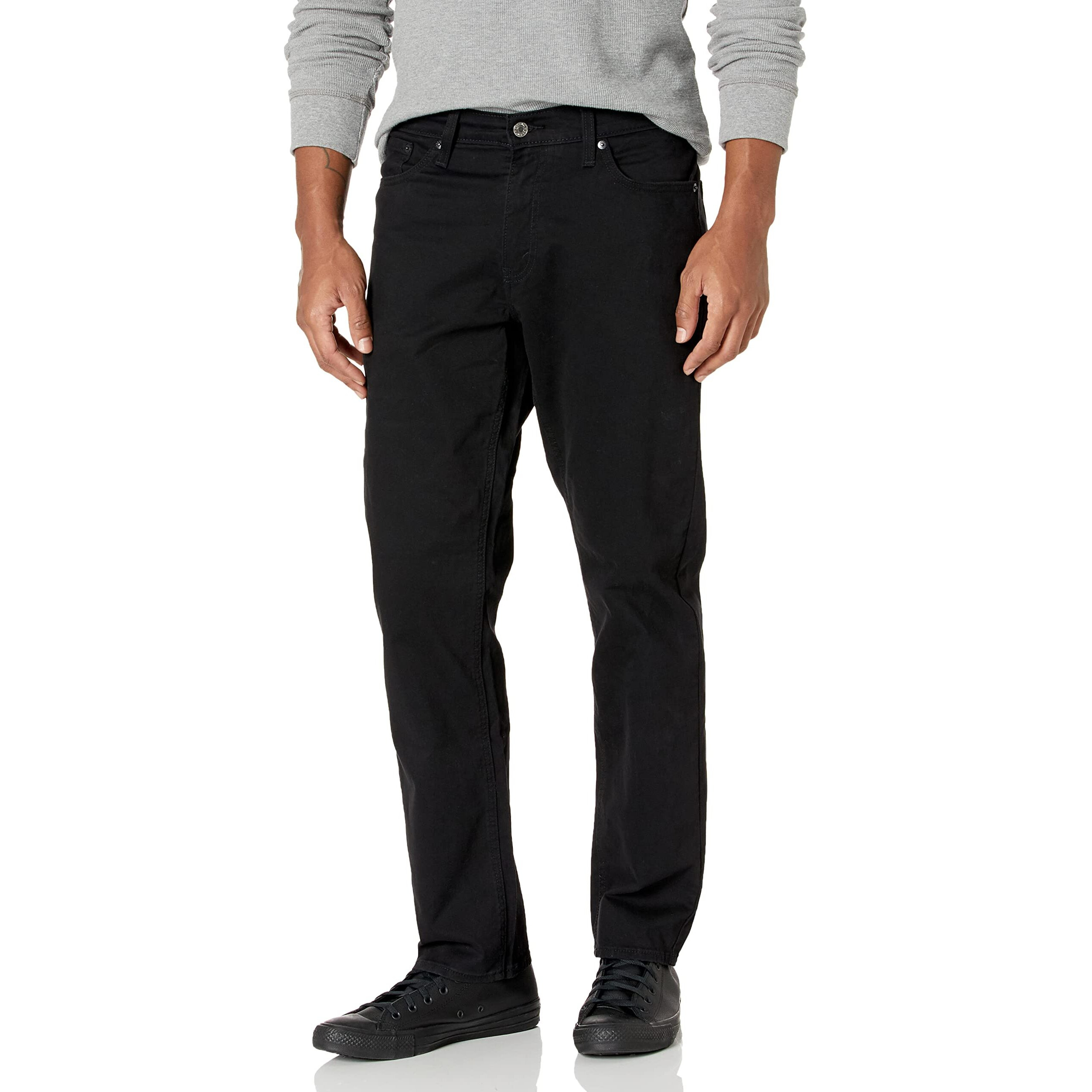 Signature By Levi Strauss  Co Gold Label Mens Athletic Tech Jeans, Raven, 38W X 30L