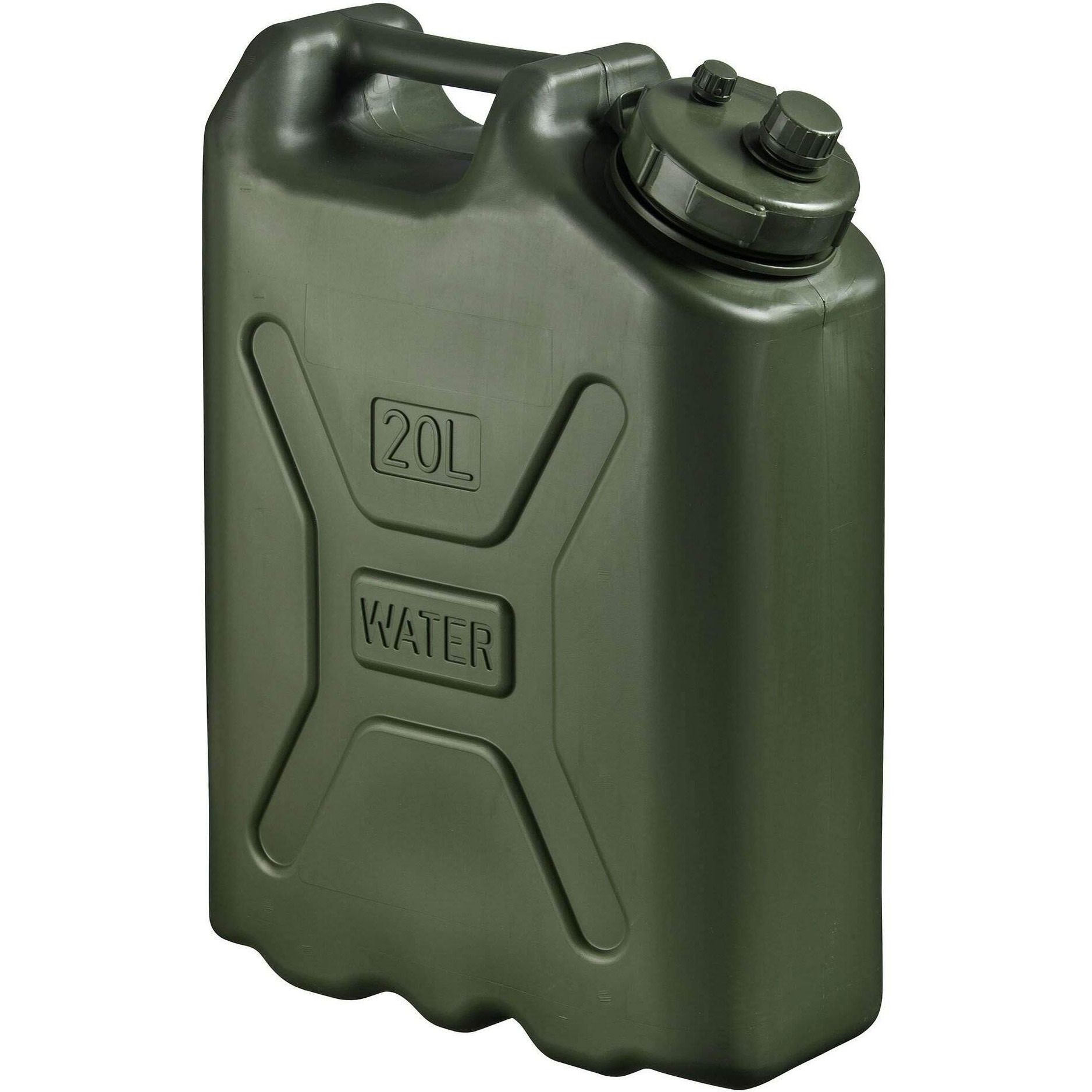 Scepter 3-Pack Portable Water Container, Military Style Storage For Camping, 5 Gallon