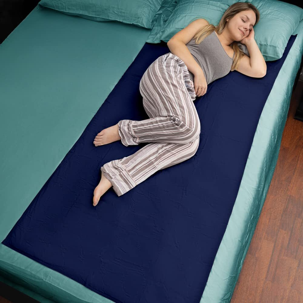 Inspire Waterproof Mattress Pad, Dark Colored To Hide Stains, Oversized 34X 72 - Quilted, Bed Pad For Incontinence Washable, For Adults And Kids Reusable Underpad