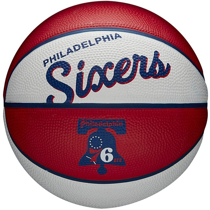 Wilson Nba Team Retro Mini Basketball - Philadelphia 76Ers