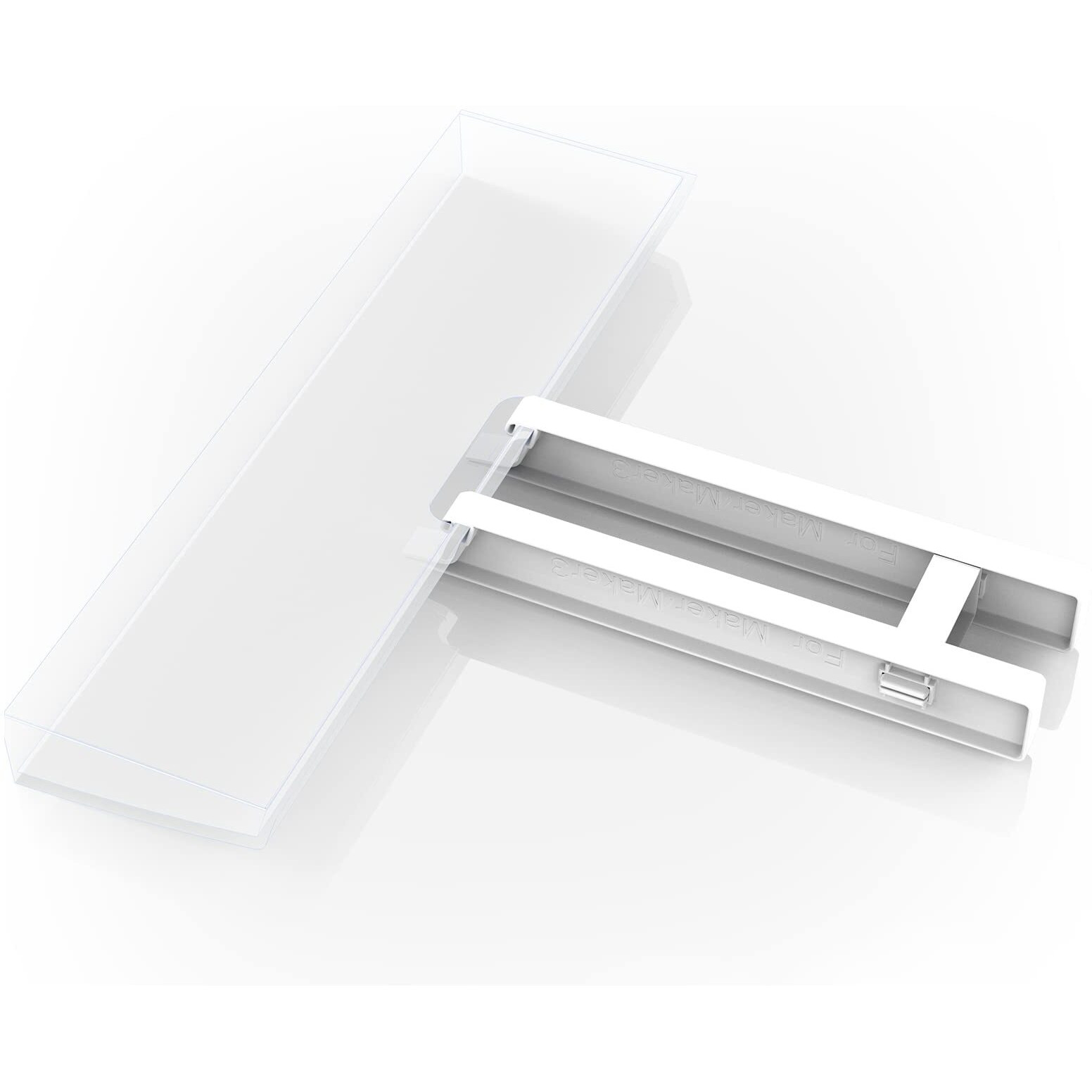 Extension Tray Compatible With Cricut Maker3 Maker,Extender Tray Compatible With Cricut Mat,Cutting Mat Extender Support For Maker3 Maker Series (Not Compatible With Air Series) (White)