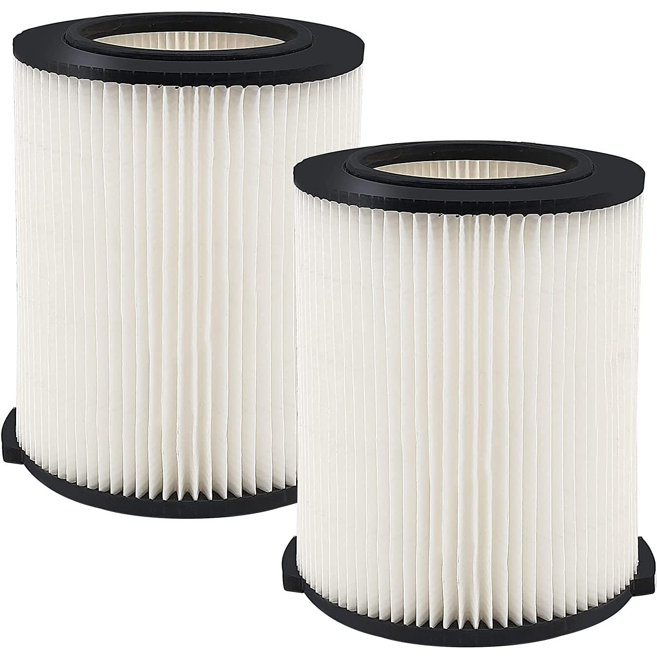 2 Pack Vf4000 Filter Replacement For Ridgid For Shop Vac Wet Dry Vacuums 5-20 Gallon 72947  For Husky 6-9 Gallon Vacuum Cleaners Rv2400A Rv2600B Wd5500 Wd0671