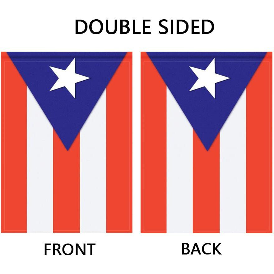 Mflagperft Puerto Rico Garden Flags 12 X 18 Inches Double Sided Vivid Color And Fade Proof Small Puerto Rican Yard Flags For Indoor And Outdoor Decorations (Puerto Rico)