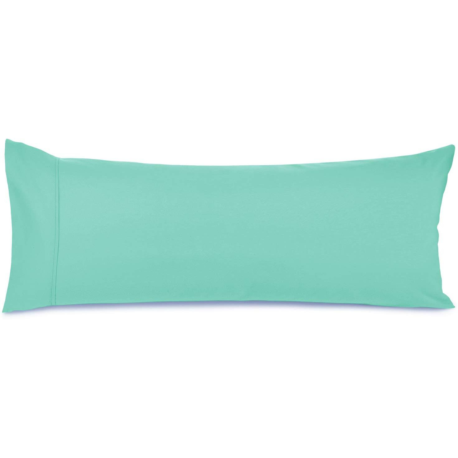 Nestl Body Pillow Cover - Soft Body Pillow Pillowcase - Lightweight Mint Pillowcase - Microfiber Body Pillow Case Cover - 20X54 Inches - Envelope Closure