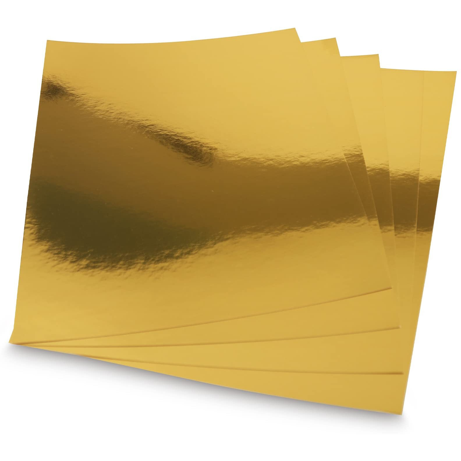Gold Metallic Paper Sheets 60 Pack Golden Foil Mirror Cardstock Shimmering Paper For Decorative, Weddings  Birthdays Invitations, Cardmaking  Paper Crafts Size 85 X 11