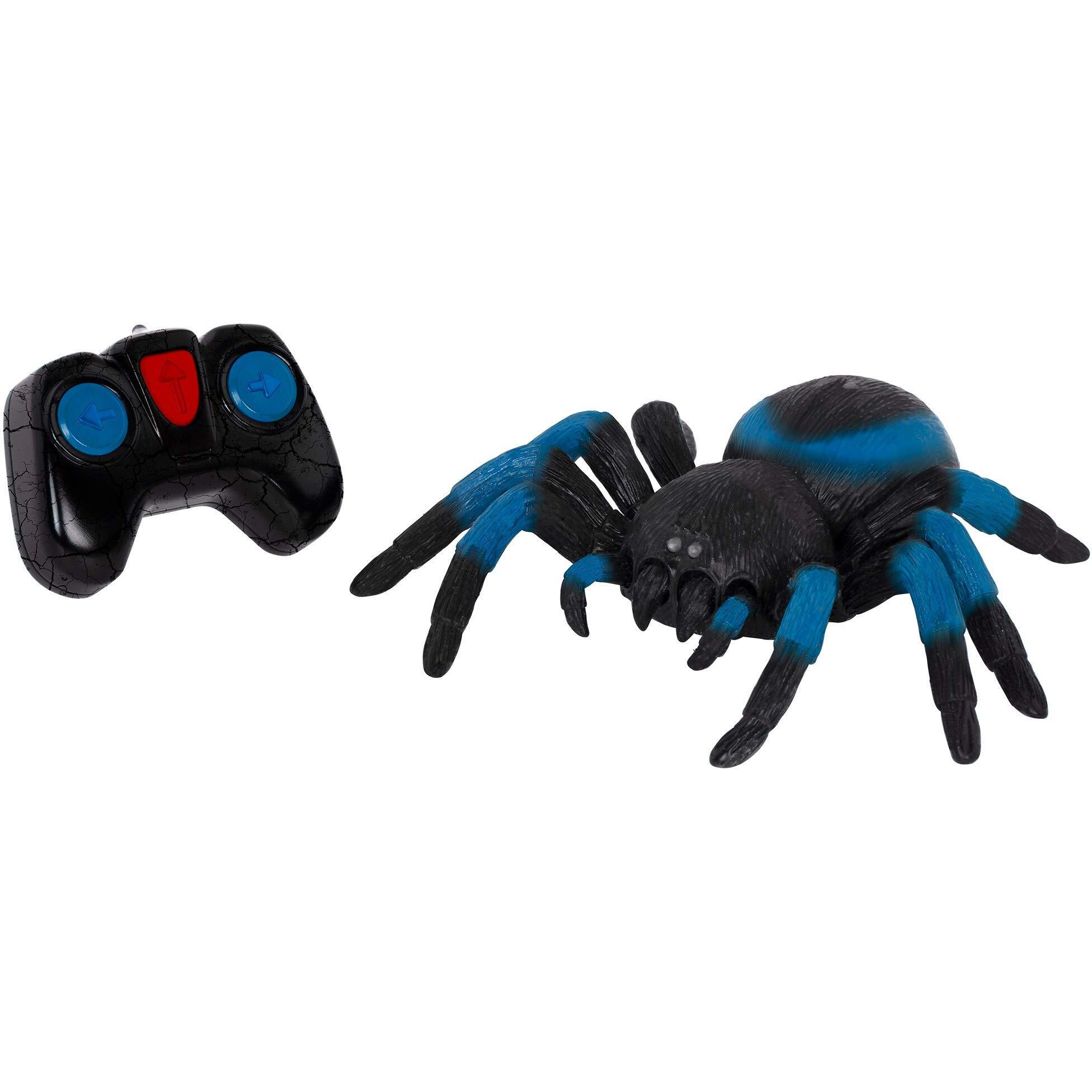 Terra By Battat - Blue Tarantula - Infrared Remote Control Spider With Light-Up Eyes - Electronic Animal Toys And Playsets For Kids Aged 6 And Up