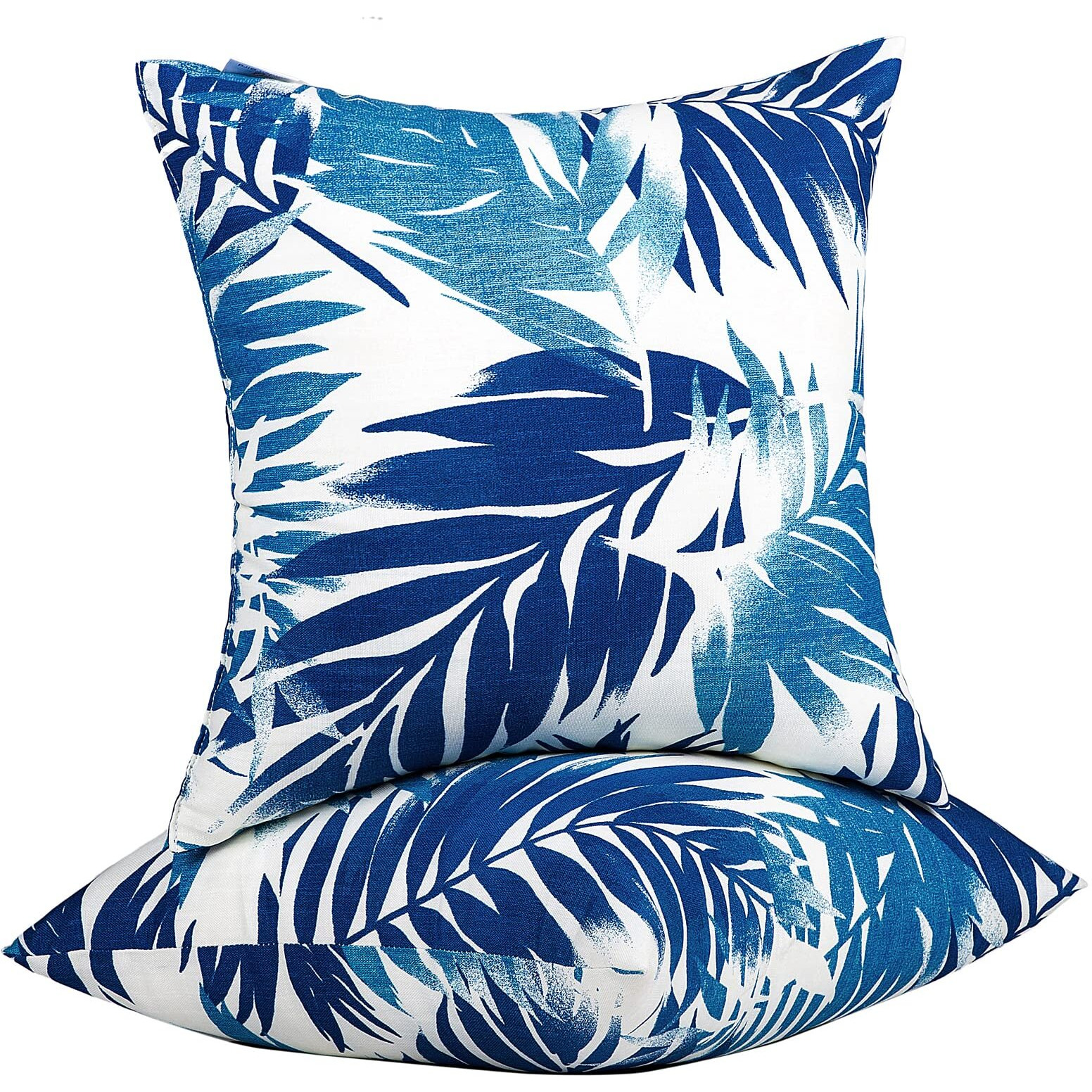 Jmgbird Outdoor Pillows Waterproof Set Of 2 Outdoor Throw Pillows With Insert Included 18  18 Inch Outdoor Pillows For Patio Furniture