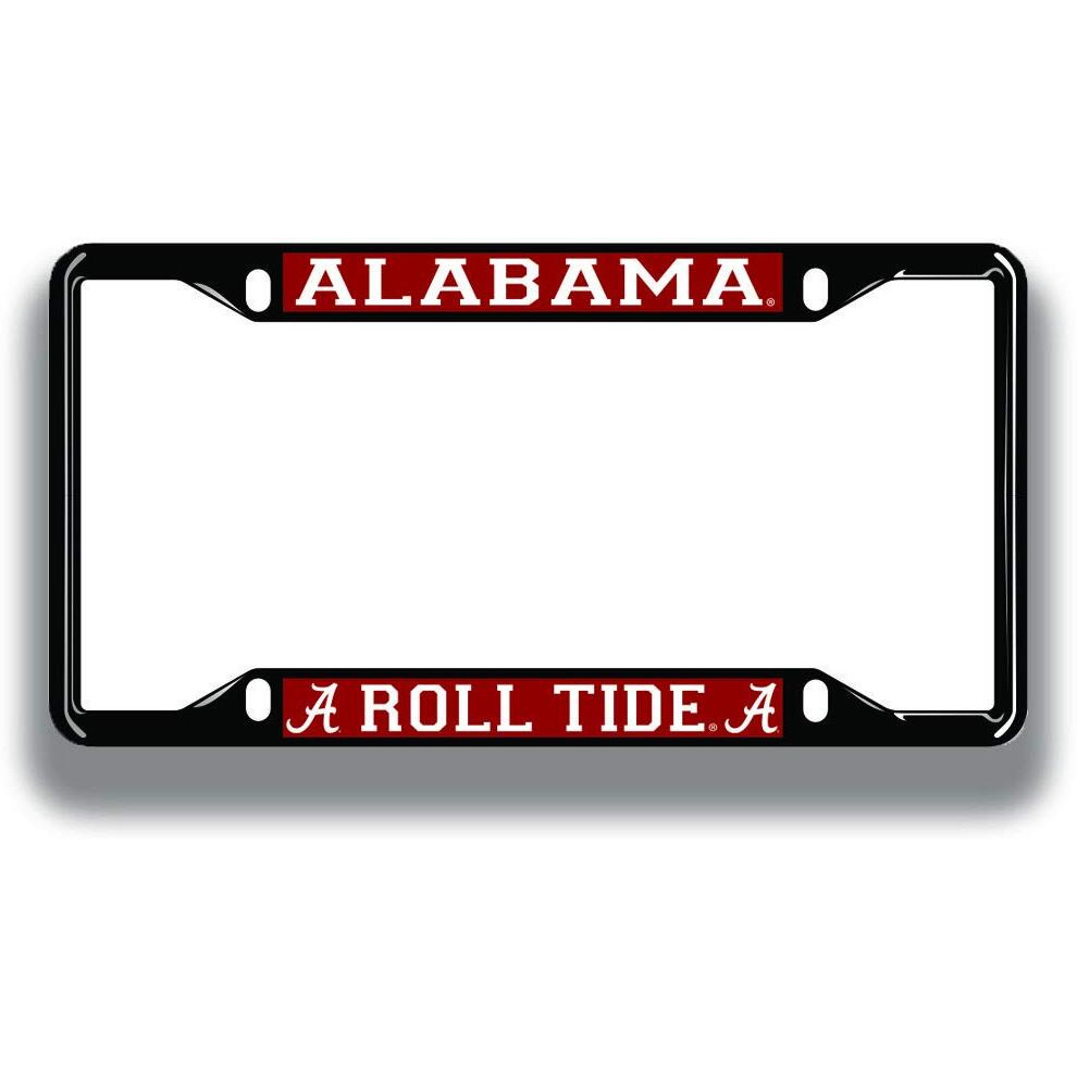 Elite Fan Shop Appalachian State Mountaineers License Plate Frame Black