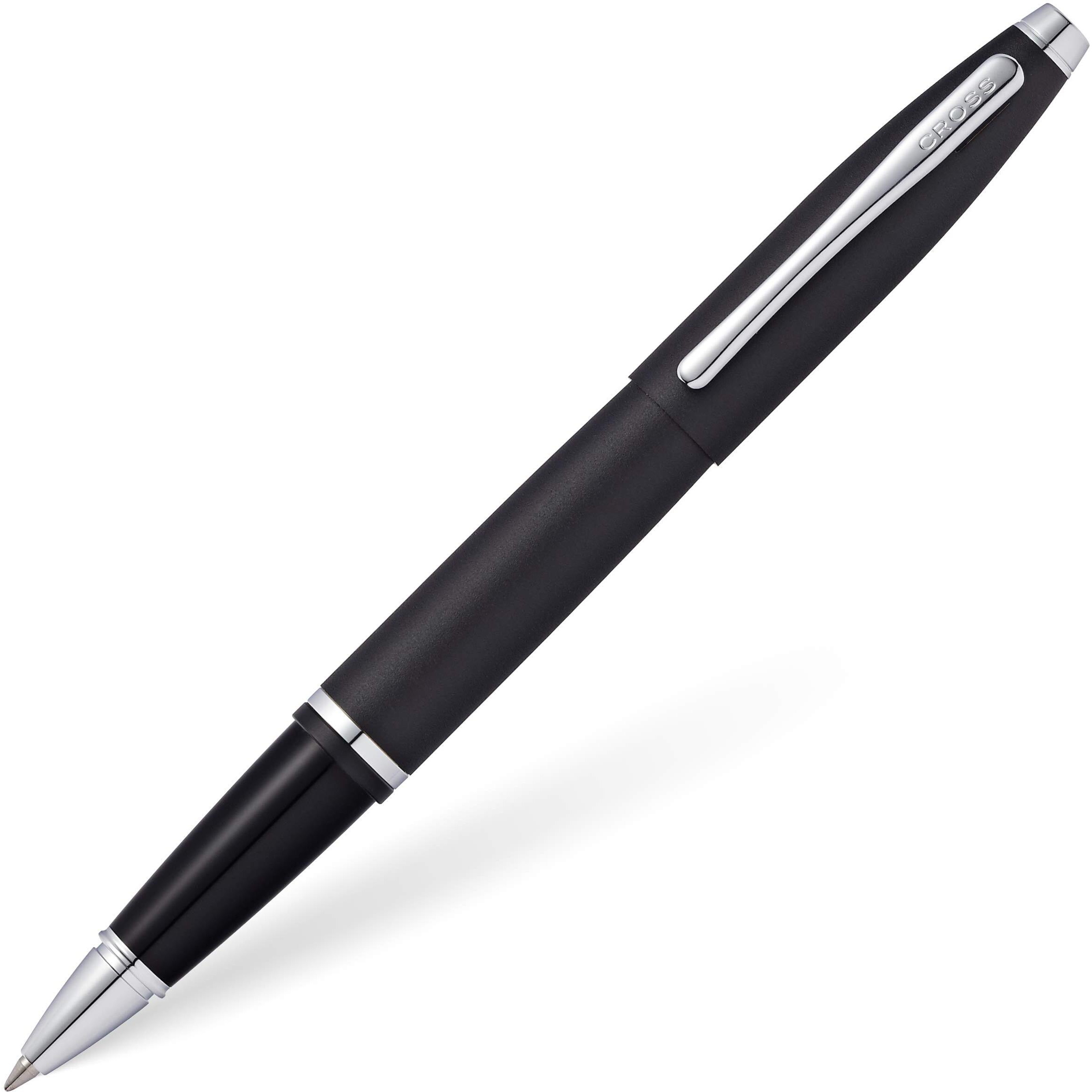 Cross Calais Refillable Gel Ink Rollerball Pen, Medium Rollerball, Includes Premium Gift Box - Matte Black