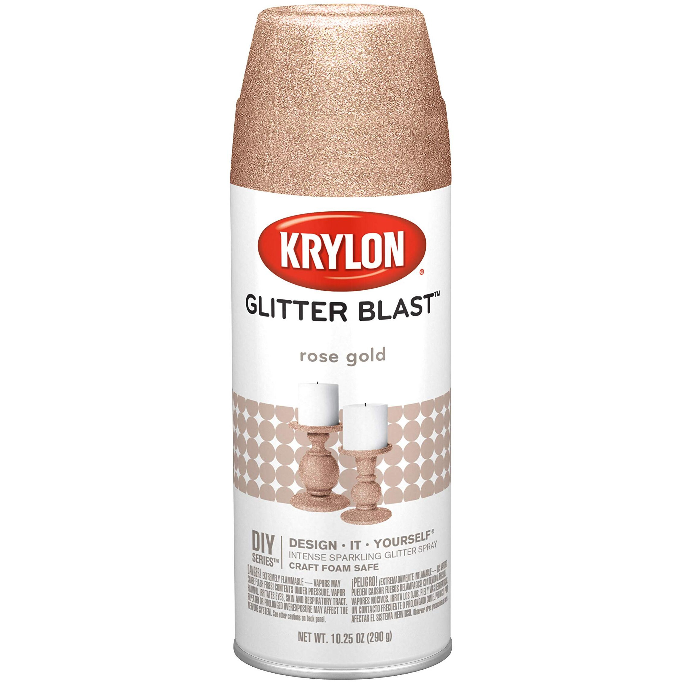 Krylon K03558000 Glitter Blast, Rose Gold, 10.75 Oz.