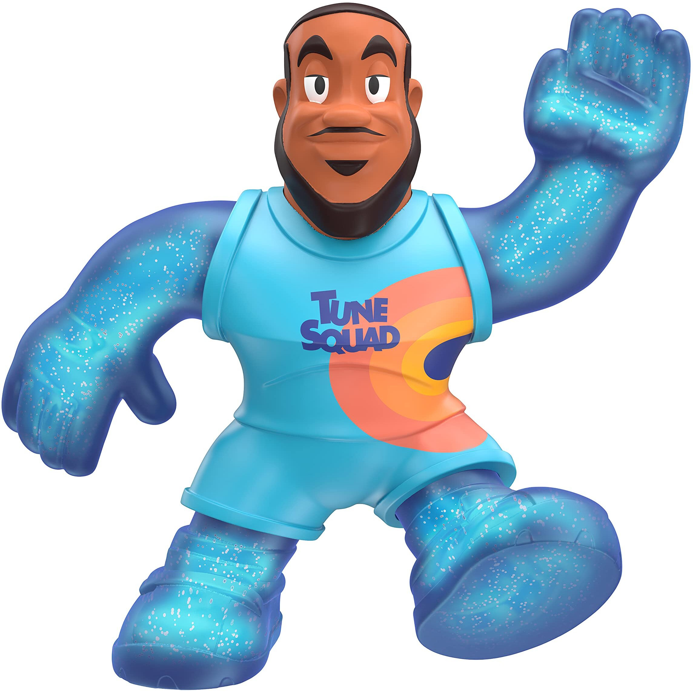 Moose Toys Heroes Of Goo Jit Zu - Space Jam A New Legacy - 5"" Stretchy Goo Filled Action Figure - Lebron James (Power Up)