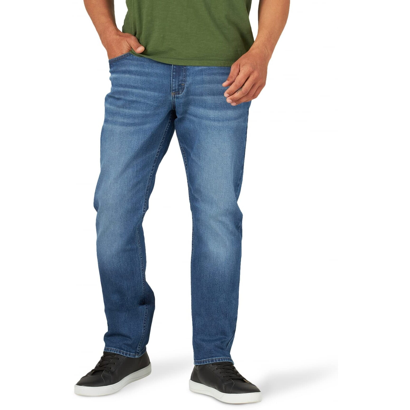 Wrangler Authentics Mens Athletic Fit Stretch Jean, Hayes, 36W X 30L