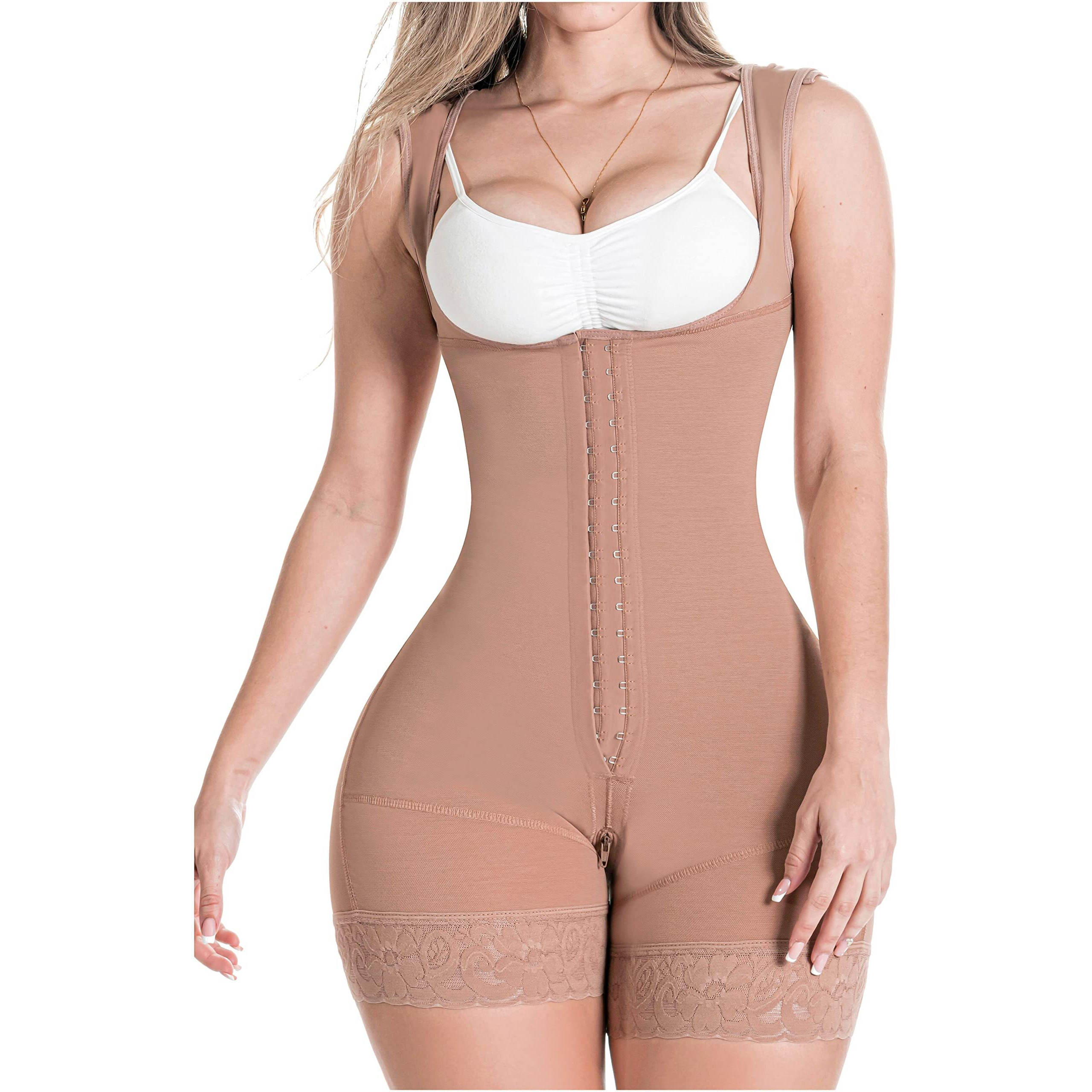 Sonryse P211 Fajas Colombianas Posparto C-Section Postpartum Shapewear For Women Mocha Xl