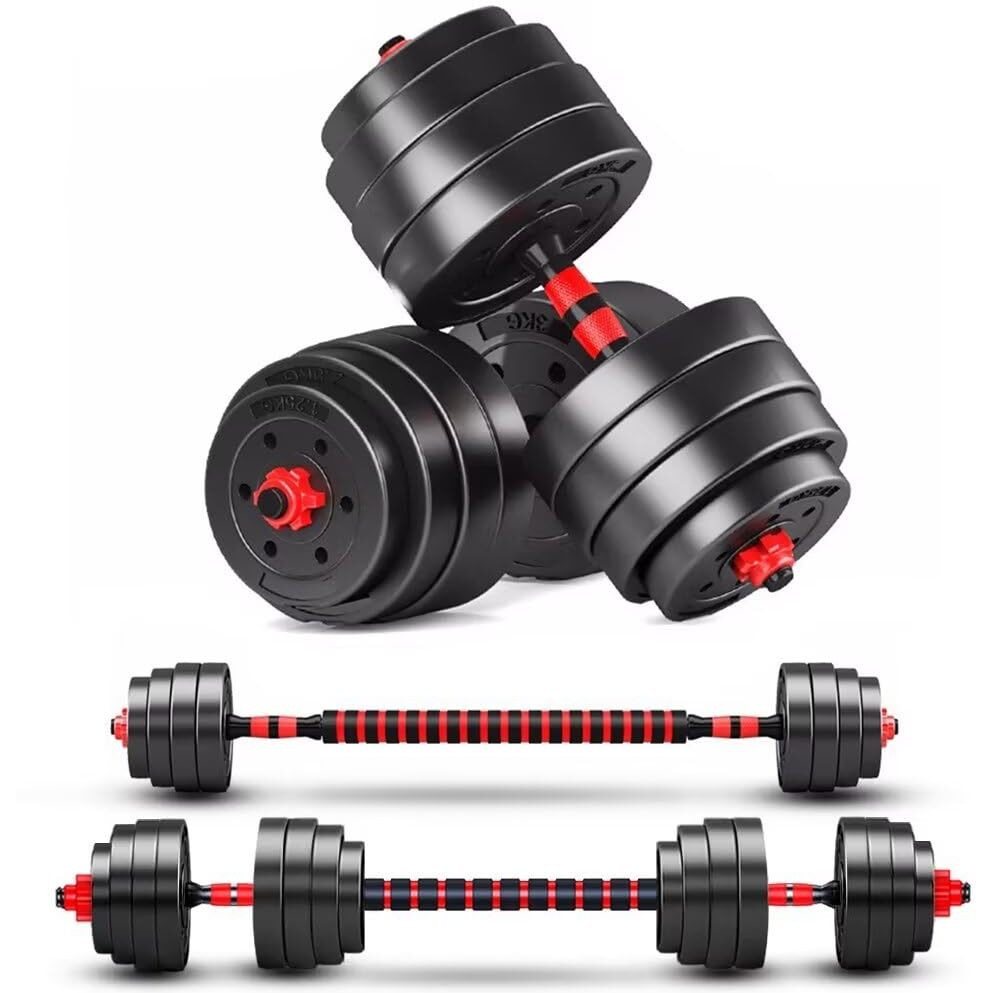 Bcbig Adjustable-Dumbbells-Sets,Free Weights-80Lb(40Lb*2) Dumbbells Set Of 2 Convertible To Barbell A Pair Of Lightweight For Home Gym,Women And Men Equipment.