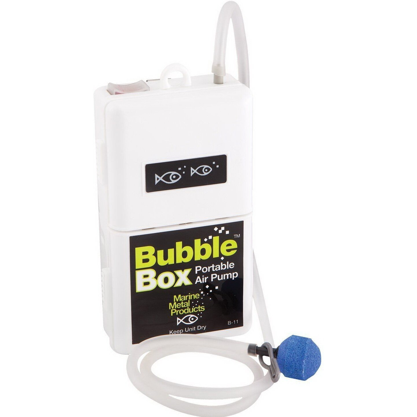Marine Metal Bubble Box Portable Air Pump Fishing Live Fish Aerator Bait Minnow