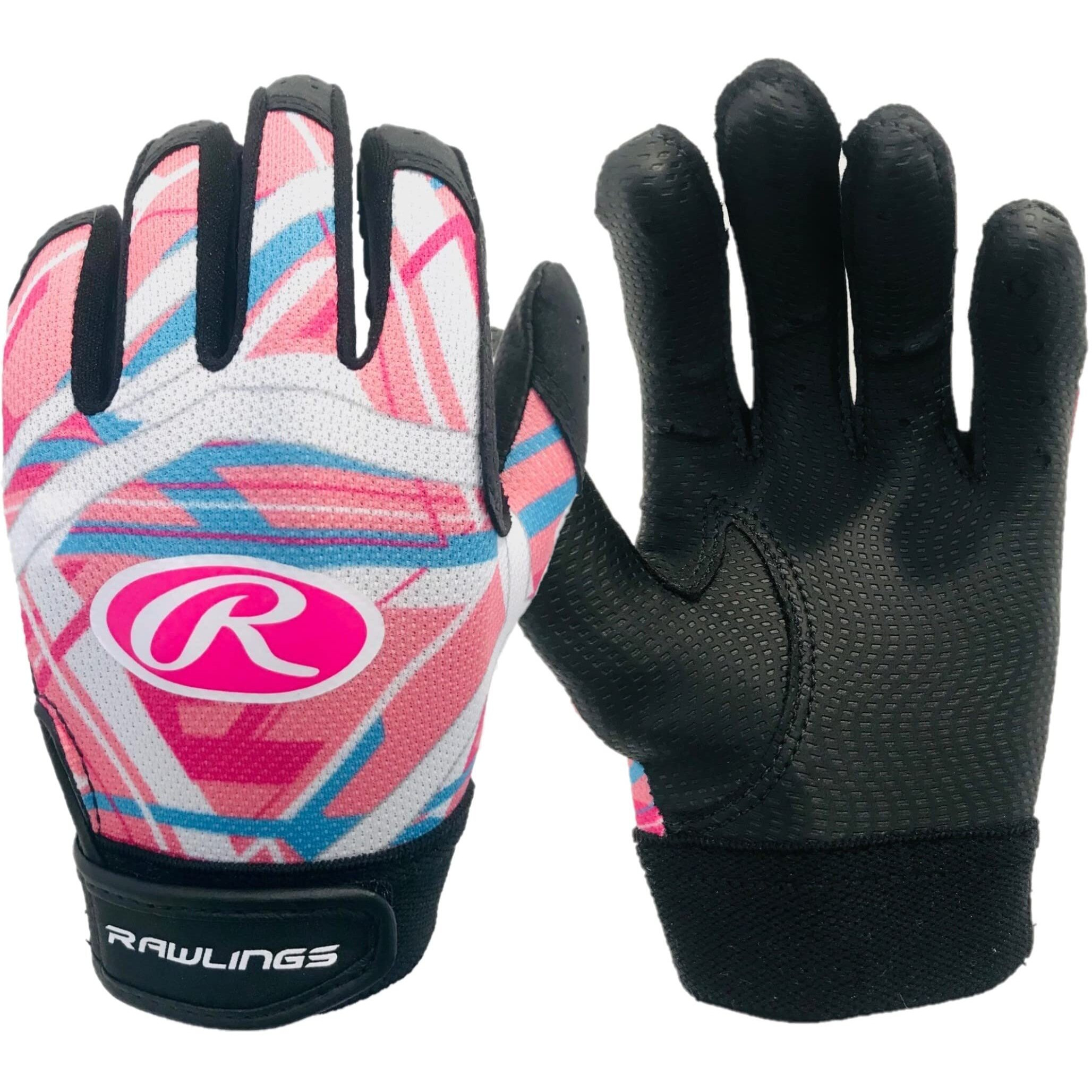 Rawlings Remix T-Ball/Coach Pitch Batting Gloves | Boys & Girls Size Youth Xs | Pink