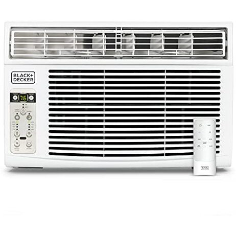 14500 Btu Window Air Conditioner Unit Ac Blackdecker With Remote Control Cools Up To 700 Square Feet, White