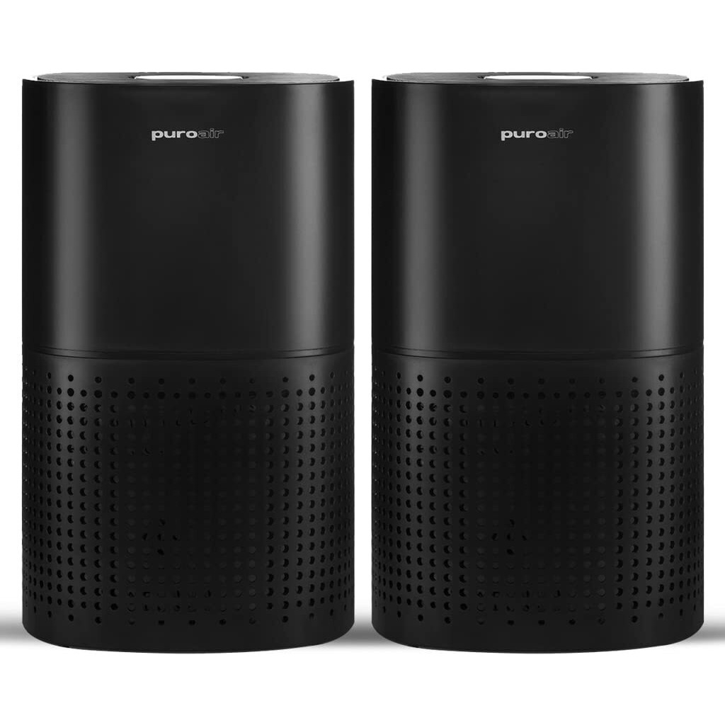 Puroair Hepa 14 Air Purifier For Home Large Room - Covers 1,115 Sq Ft - Air Purifier For Allergies And Pets - Automated Air Quality Sensor - Captures 99.99% (2 Pack)