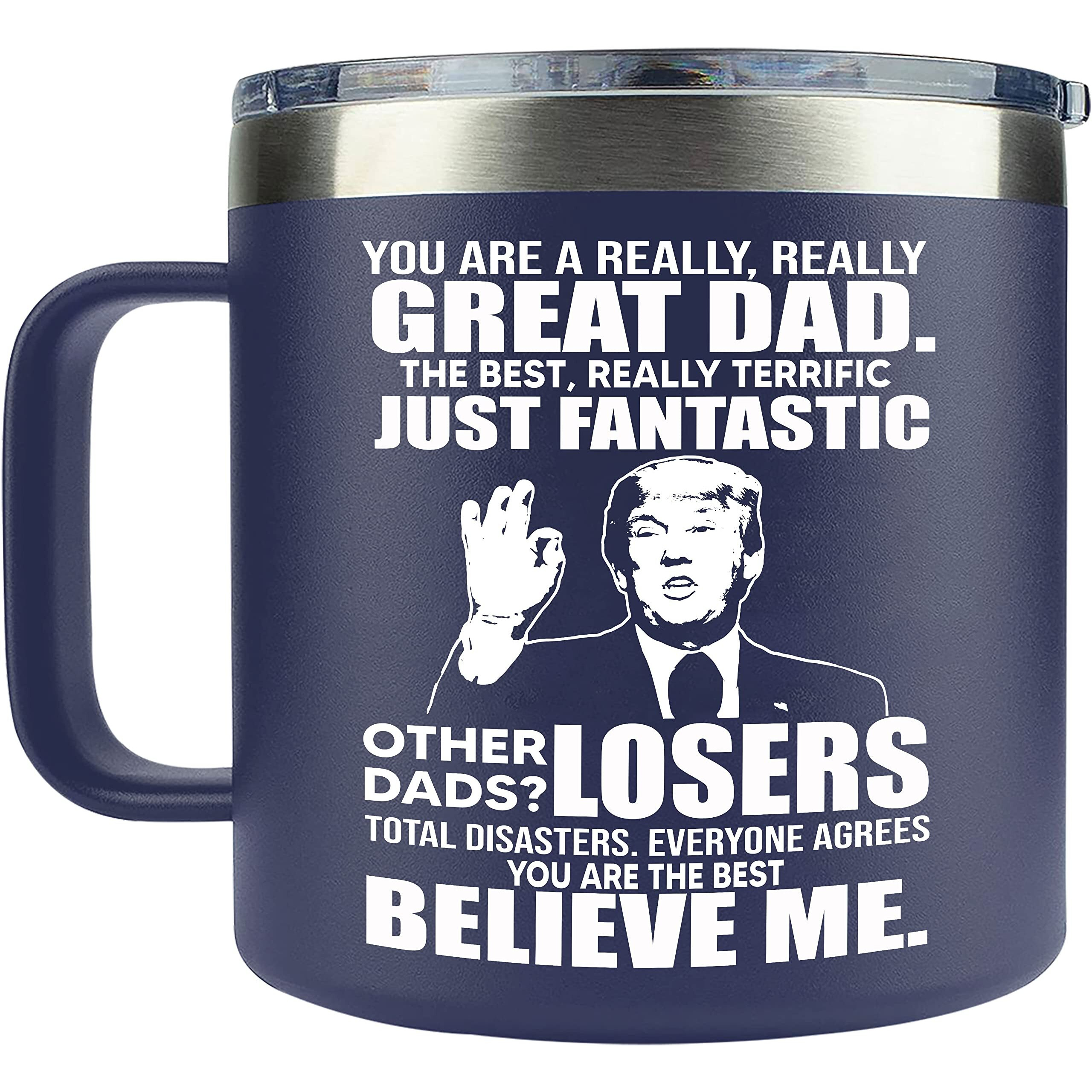 Gifts For Dad From Daughter, Son - Dad Gifts From Daughter, Son - Dad Birthday Gift, Birthday Gifts For Dad, Christmas Gifts For Dad, Dad Birthday Gifts Ideas, Funny Dad Gifts, Novelty Dad Mug 14Oz