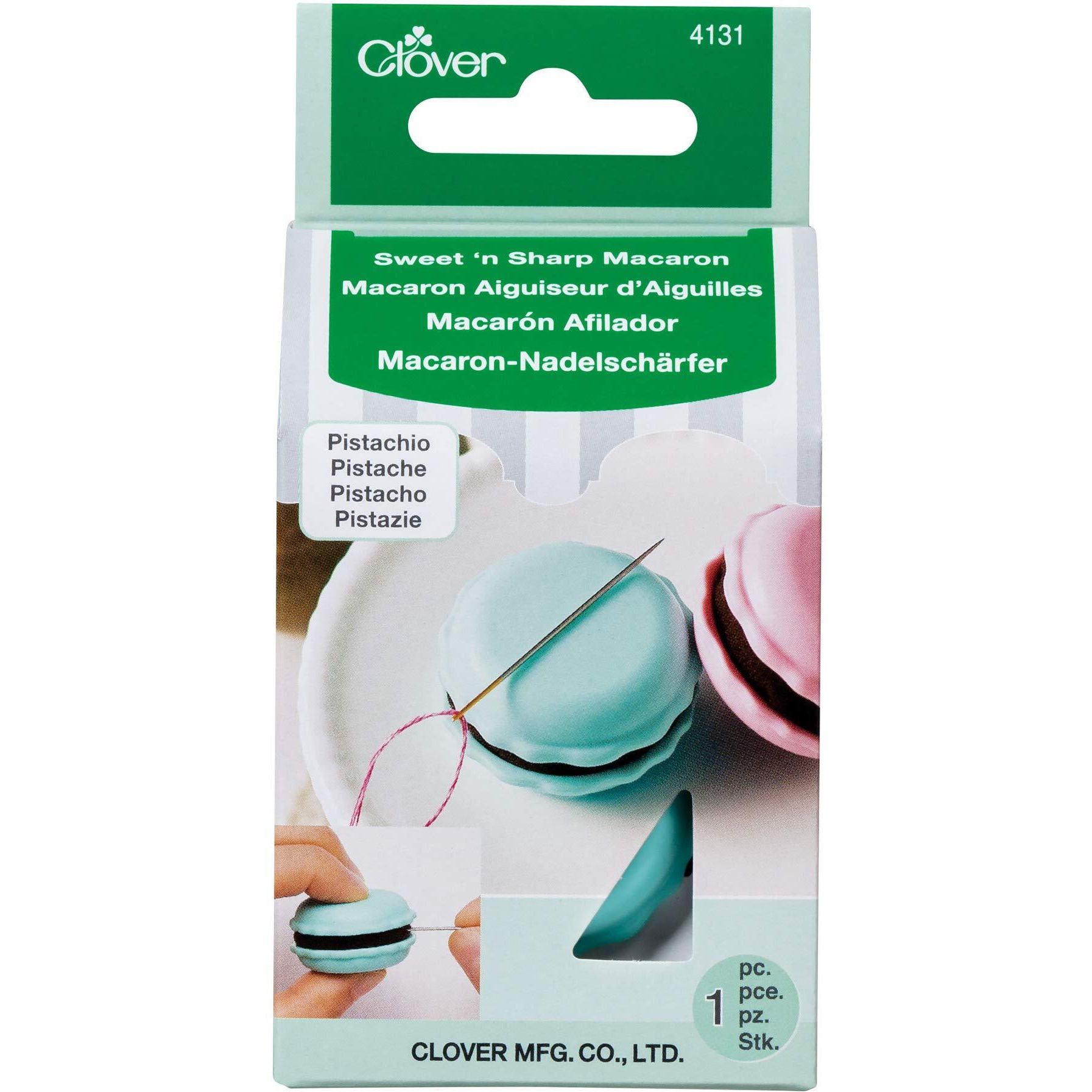 Clover Needlecraft Sweetnsharpmacaron-Pistachio Notion, Green