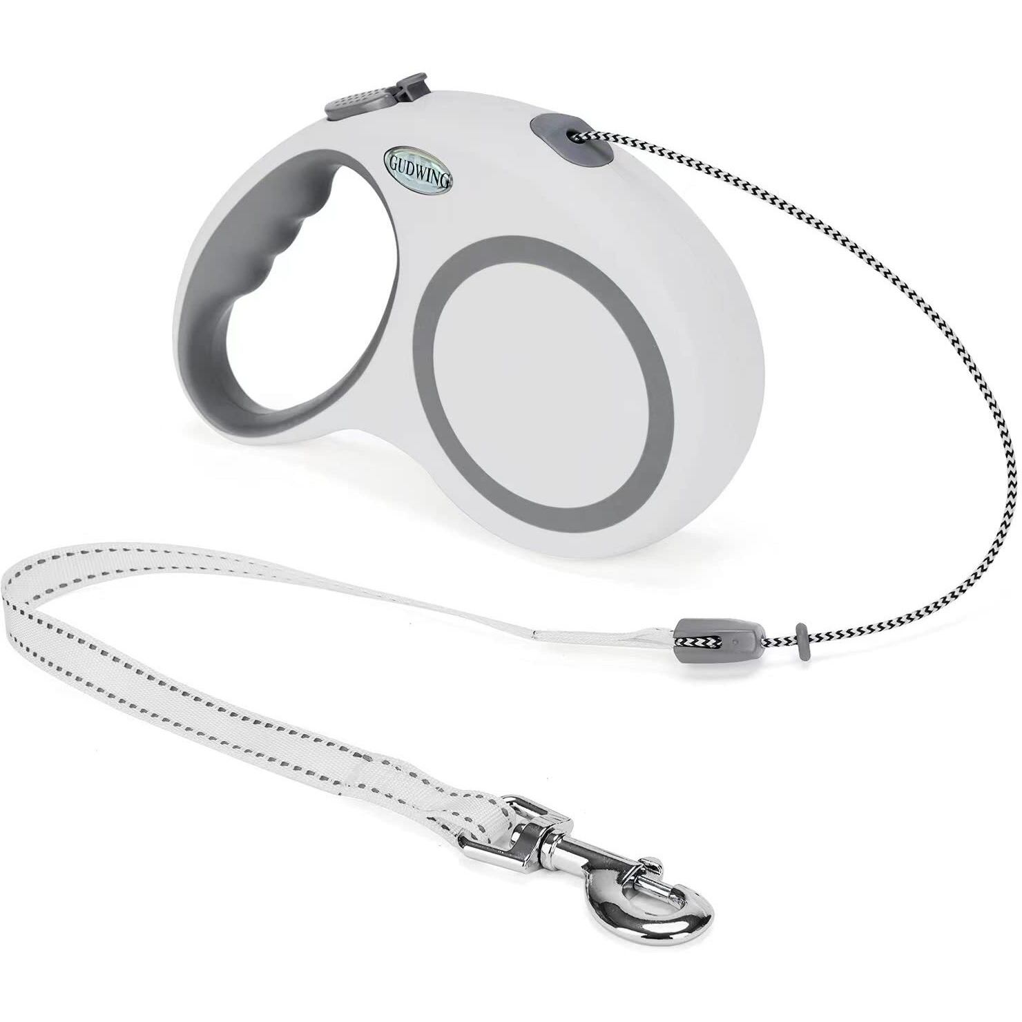 Retractable Dog Leash 30 Ft, Gudwing Dog Walking Leash For Medium Large Dogs Up To 77 Lbs, Heavy Duty No Tangle, Large
