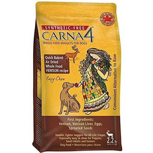 Carna4 Easy Chew Dog Food, Venison, 2.2 Lb