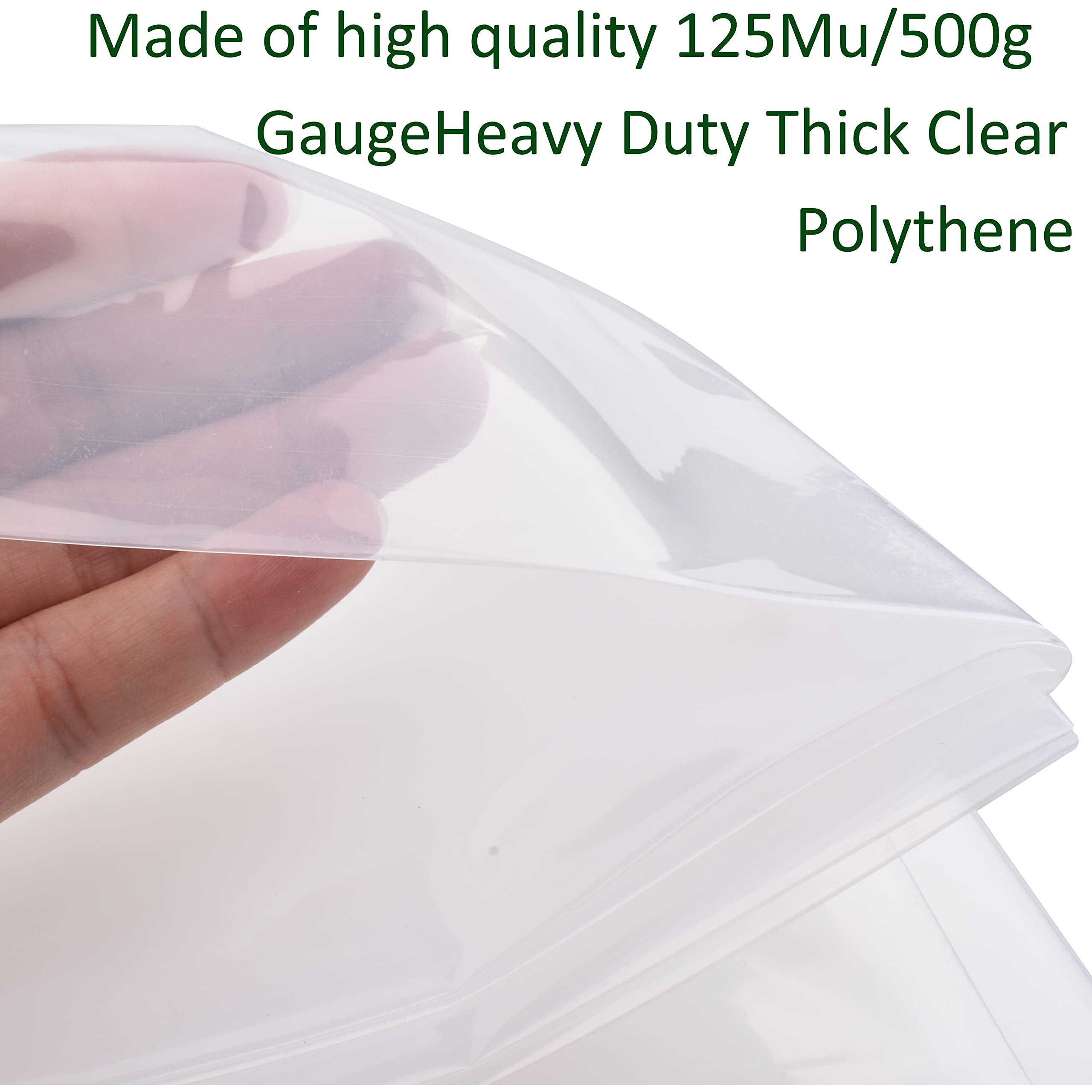 Ewonice Farm Clear Greenhouse Plastic Film Sheeting Cover, 6 Mil Uv Resistant Polyethylene Film, Hoop House Garden Green House Plant Cover Sheeting (6.5 Ft X 32.8 Ft)