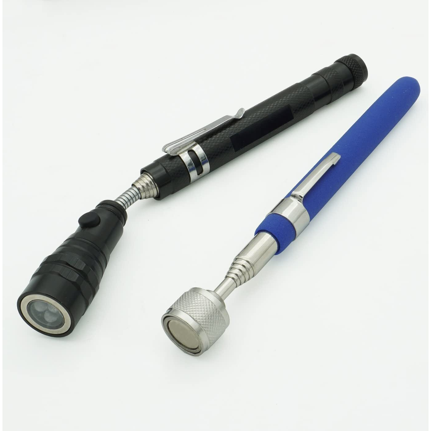 Vastools Telescopic Magnetic Pickup Tool Set, 10Lb Magnet Stick, Extendable Magnetic Flashlight, Led Magnet Stick Tool For Car,Household,Office,Industry And Garage