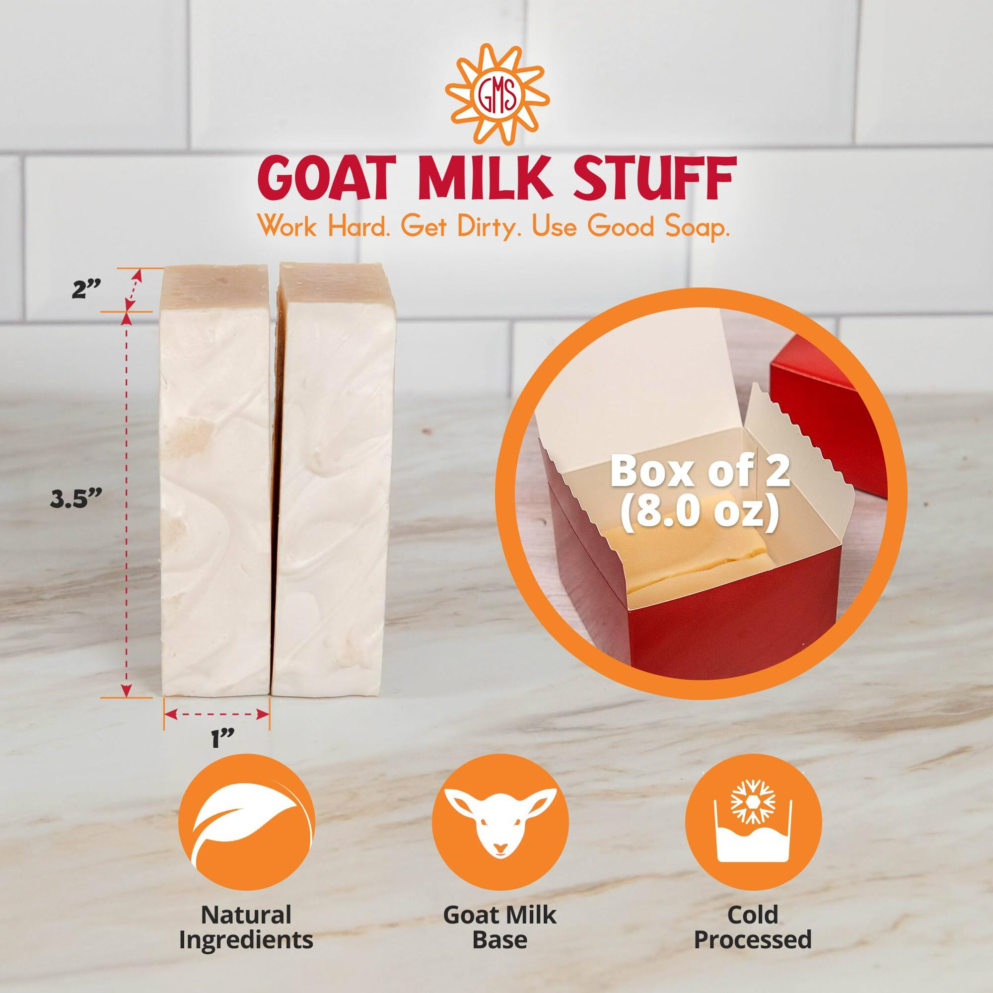 Goat Milk Stuff Patchouli Goat Milk Soap - Natural Soap Bar, Gifts For Men And Women, Gentle For Both Face And Body, Handmade Bar Soap (Box Of 2)