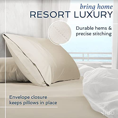 Hotel Sheets Direct King Size Pillow Cases 2 Pack - 20X40 Inch Cooling Pillow Cases For King Size Pillows - Pillow Covers - Silky Pillowcase For Hair And Skin - Dark Gray