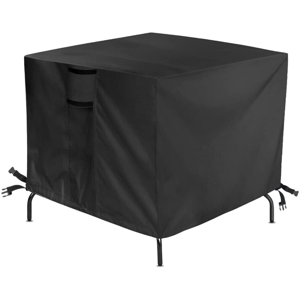 Jungda Outdoor Table Cover,42 Inch Square Patio Table Cover,Waterproof Outside Table Cover Furniture Cover - 42 X 42 X 28 Inch