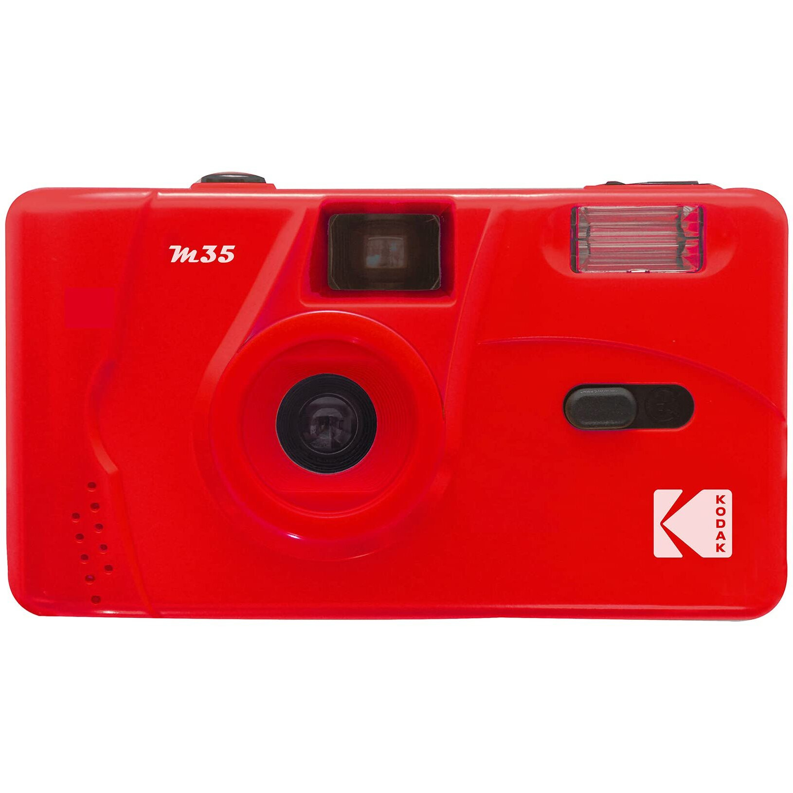 Kodak M35 Film Camera, Reusable, Focus Free, Easy To Use, Build In Flash And Compatible With 35Mm Color Negative Or Bl/W Film (Film And Aaa Battery Not Included) (Flame Scarlet)