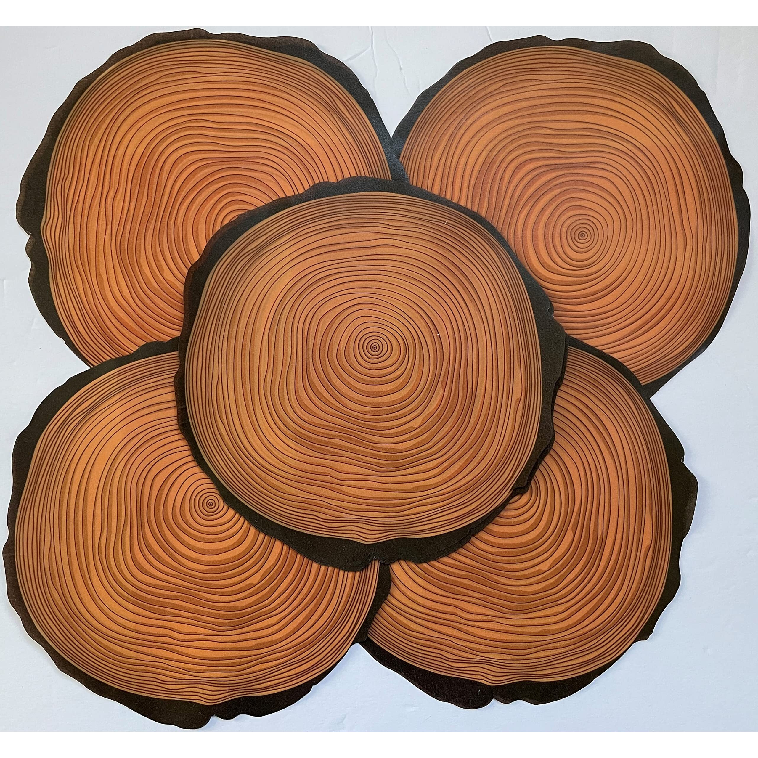 Parchment Paper Leaves For Cheese & Charcuterie Boards - Sisson Distribution Leaves (Pack Of 20) (Log Slice)