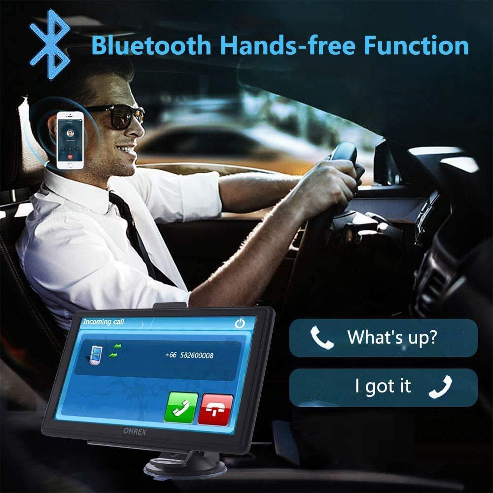Ohrex Gps Navigation For Truck Car With Bluetooth,7 Inch Gps For Truck Drivers Commercial,Trucker Gps Navigation Systems, Free Lifetime Map Updates