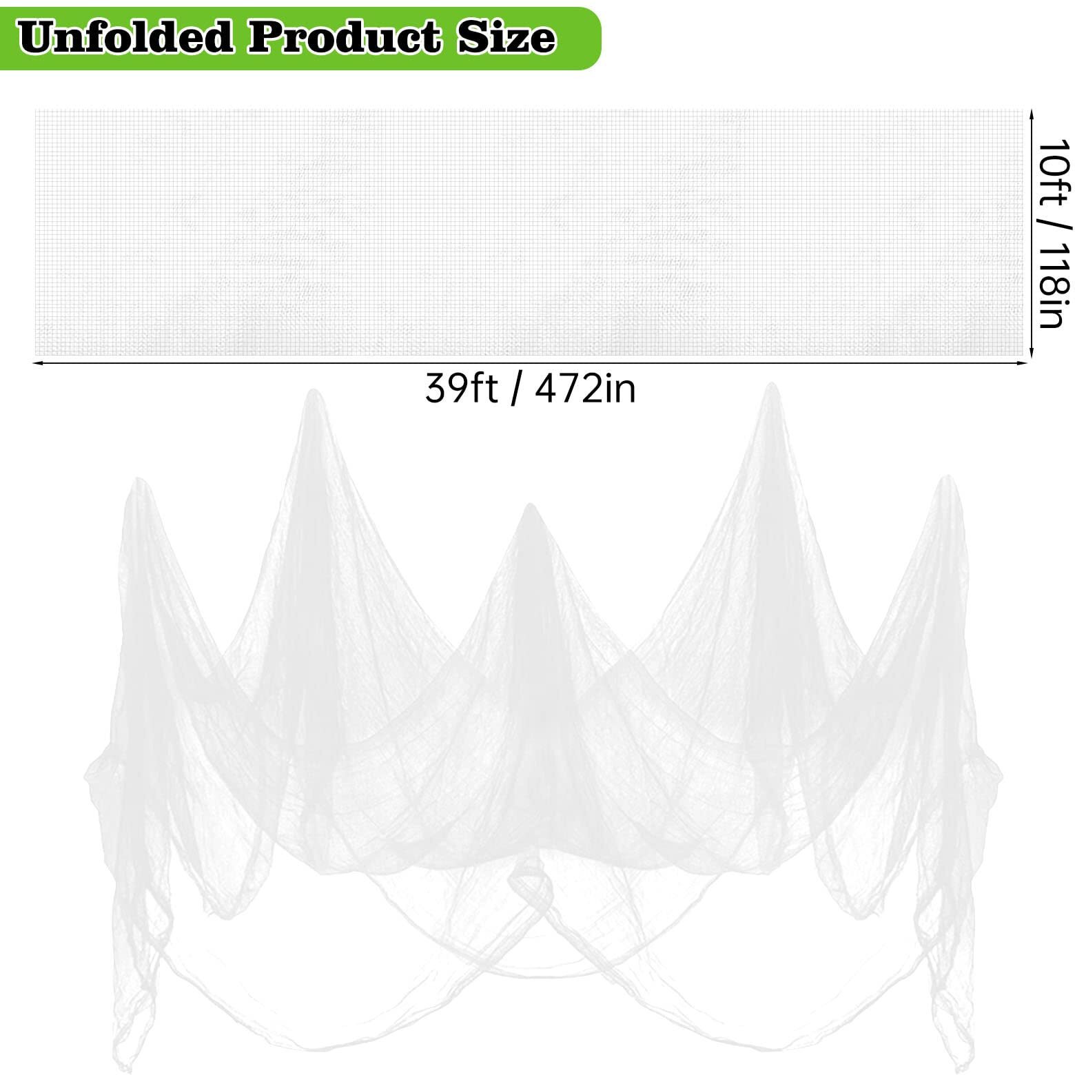 Mosquito Netting 39X10Ft Garden Mesh Netting, Bug Insect Mosquito Fly Bird Net, Animals Barrier Protection Net, White 3X12 M