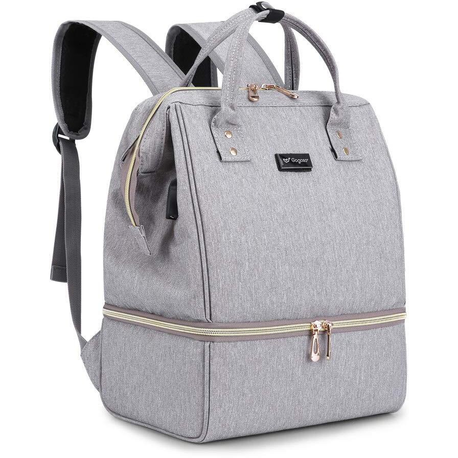 Breast Pump Bag - Lunch Bags Breastmilk Cooler Backpack Breastfeeding Mom