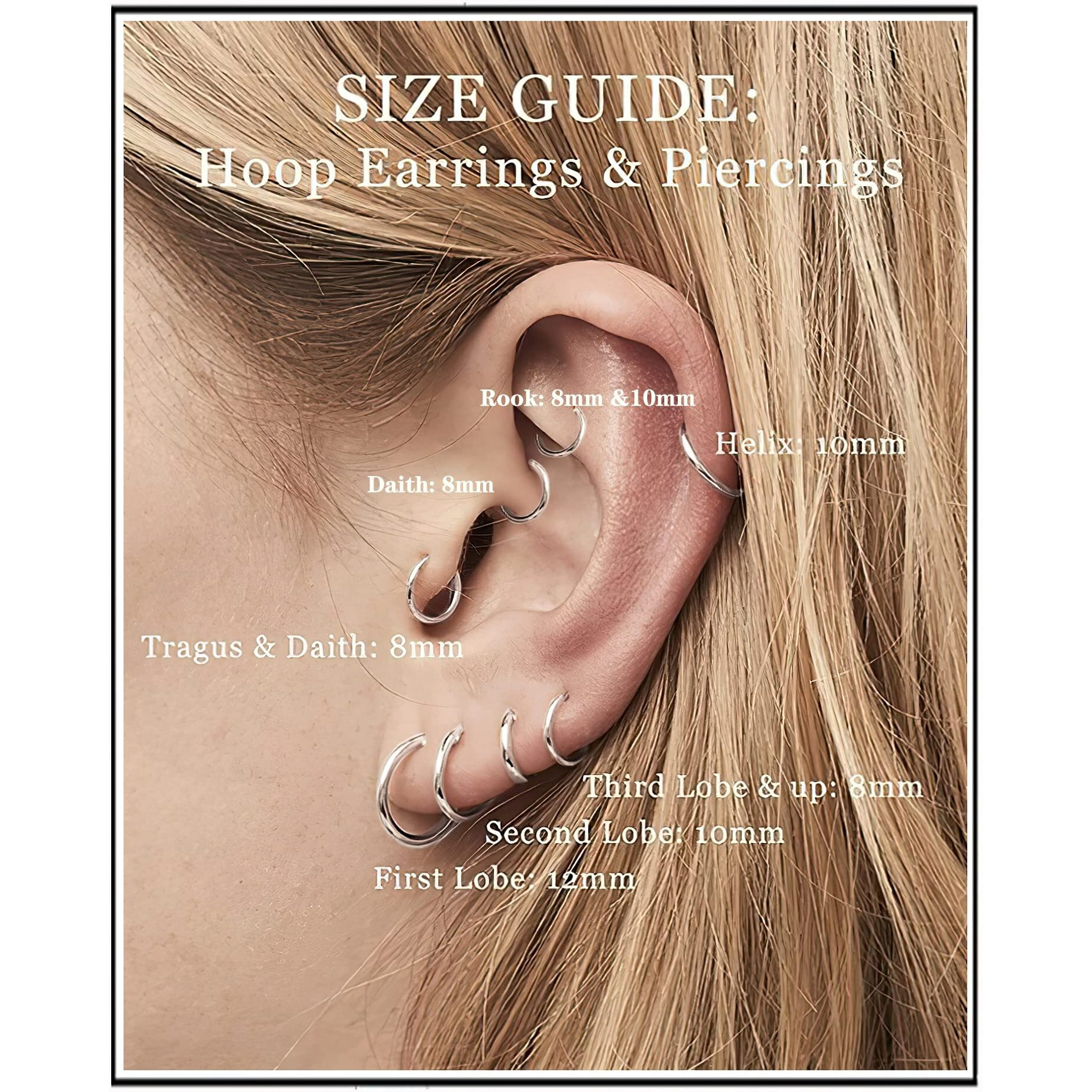 Unisex Dainty Small 14K Gold Huggie Hoop Earrings, 16G Surgical Steel Tiny Endless Hinged Huggie Hoops In Gold Plated Or Silver For Earlobe And Cartilage (Silver 10Mm)