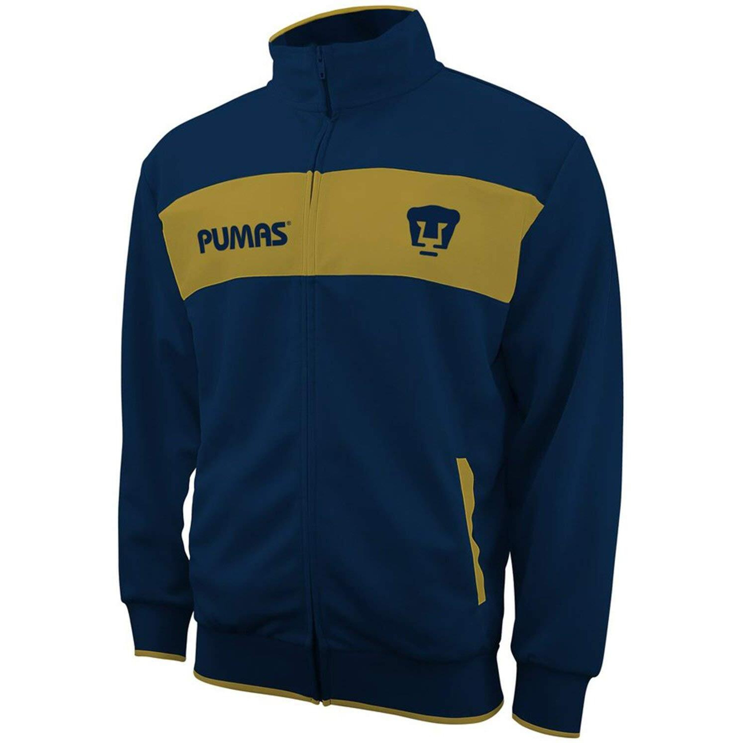 Icon Sports Pumas Unam Jacket - Official Menas Casual Full Zip Up Track Jackets Club Universidad Nacional Soccer Football Active Top Pu52Tj L