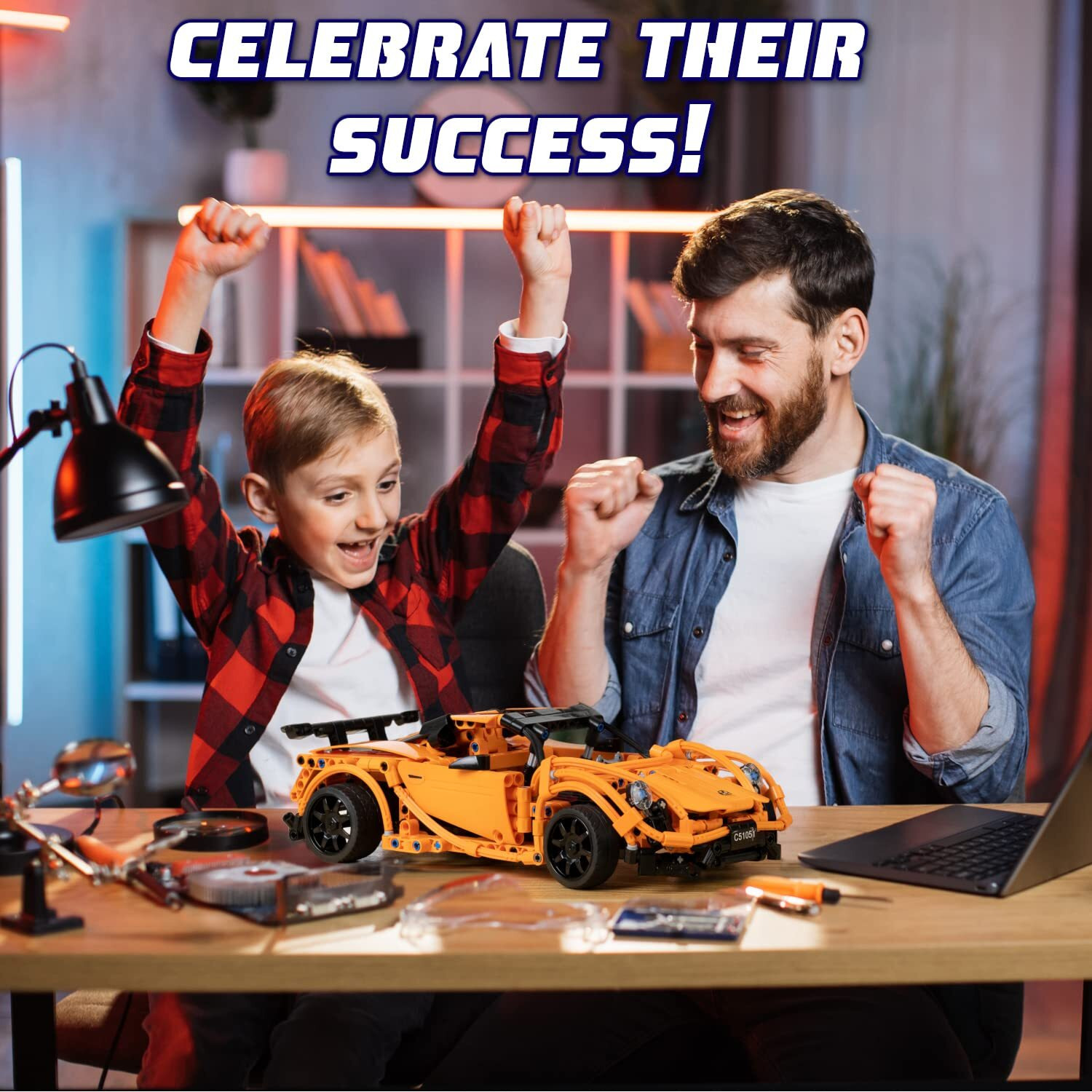 Wiseplay Stem Projects For Kids Ages 8-12 - 421 Pcs Rc Car Kits To Build - 10 Year Old Boy & Girl Gift Idea - Stem Building Toys For Boys Age 8-12 - Engineering Toys For Kids 8-10 - Build Your Own Car