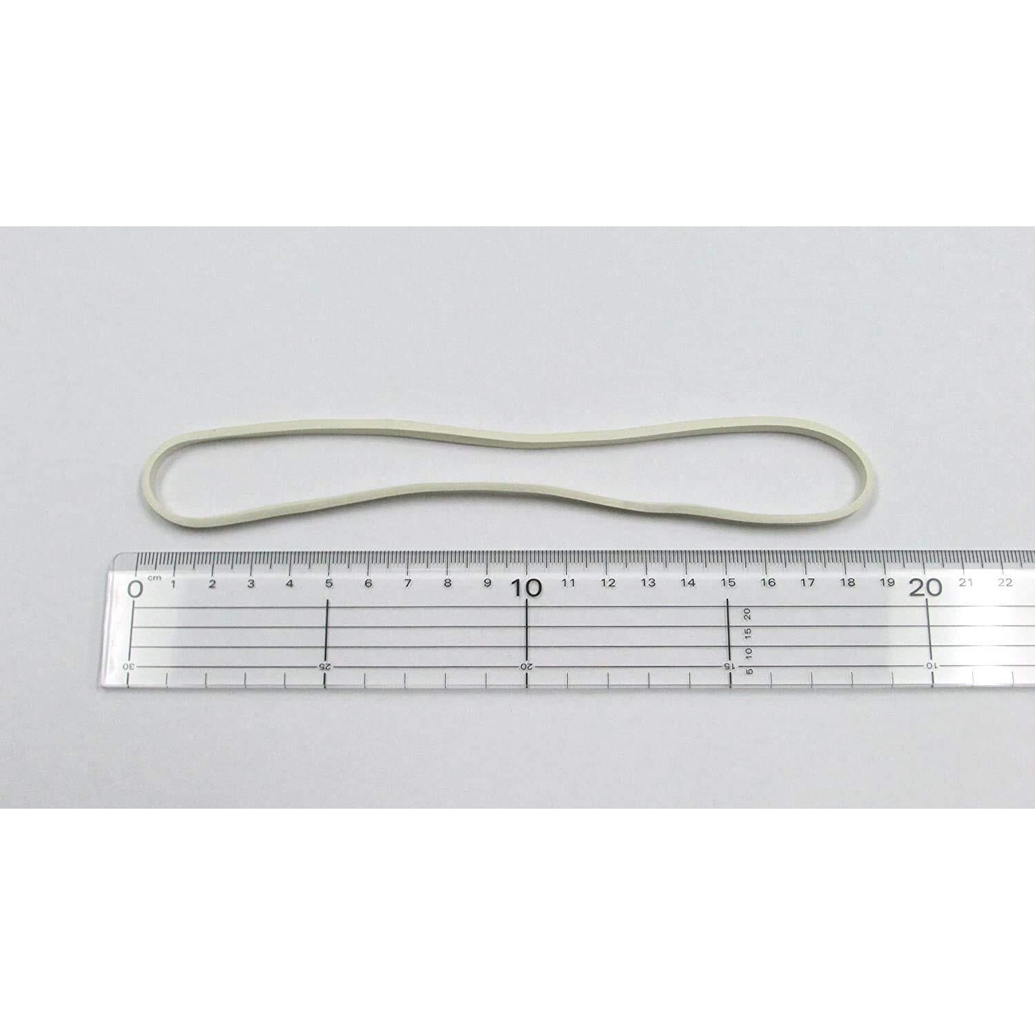 Extra Large 8 Inch Big Postal Rubber Band - White Color Heavy Duty Elastic Biodegradable Natural Rubber Bands Pack Of 60 Pcs