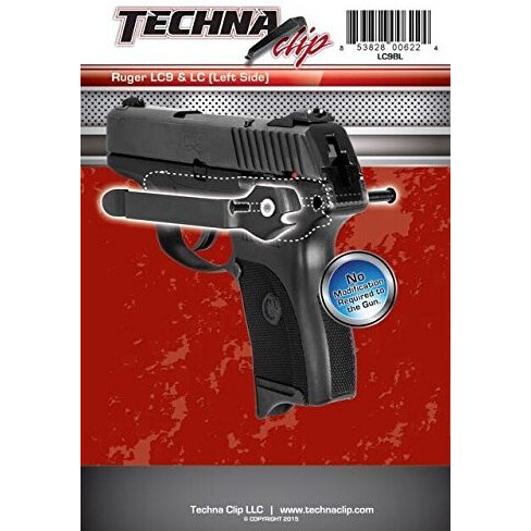 Techna Clip Conceal Carry Belt Clip - Ruger Lc/Lc9 (Left Side)